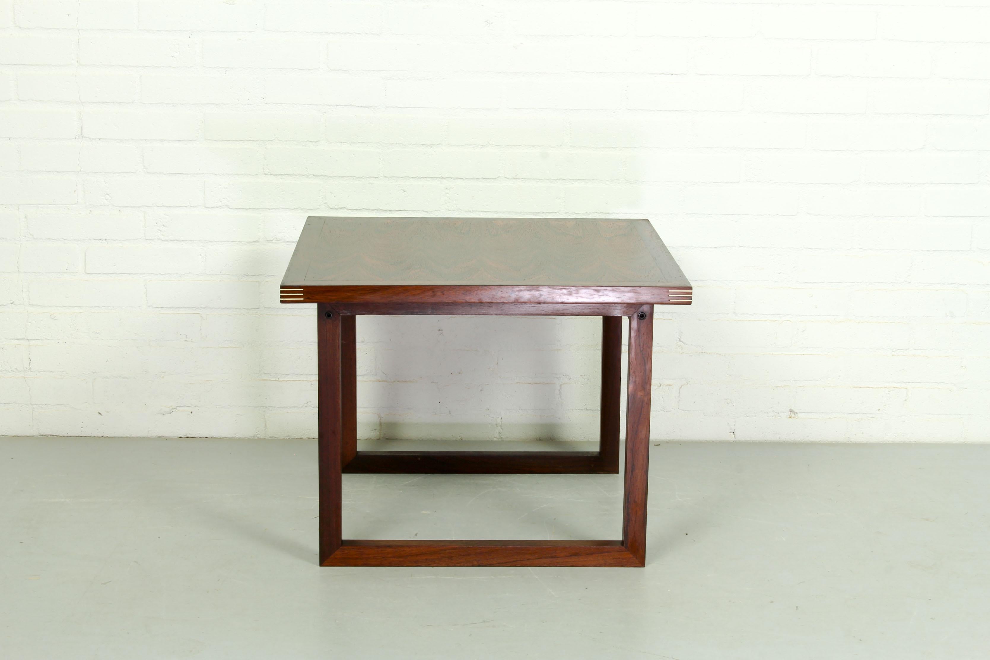 Mid-Century Modern Table basse moderne danoise en bois de rose Rud Thygesen pour Heltborg Møbler, années 1960  en vente