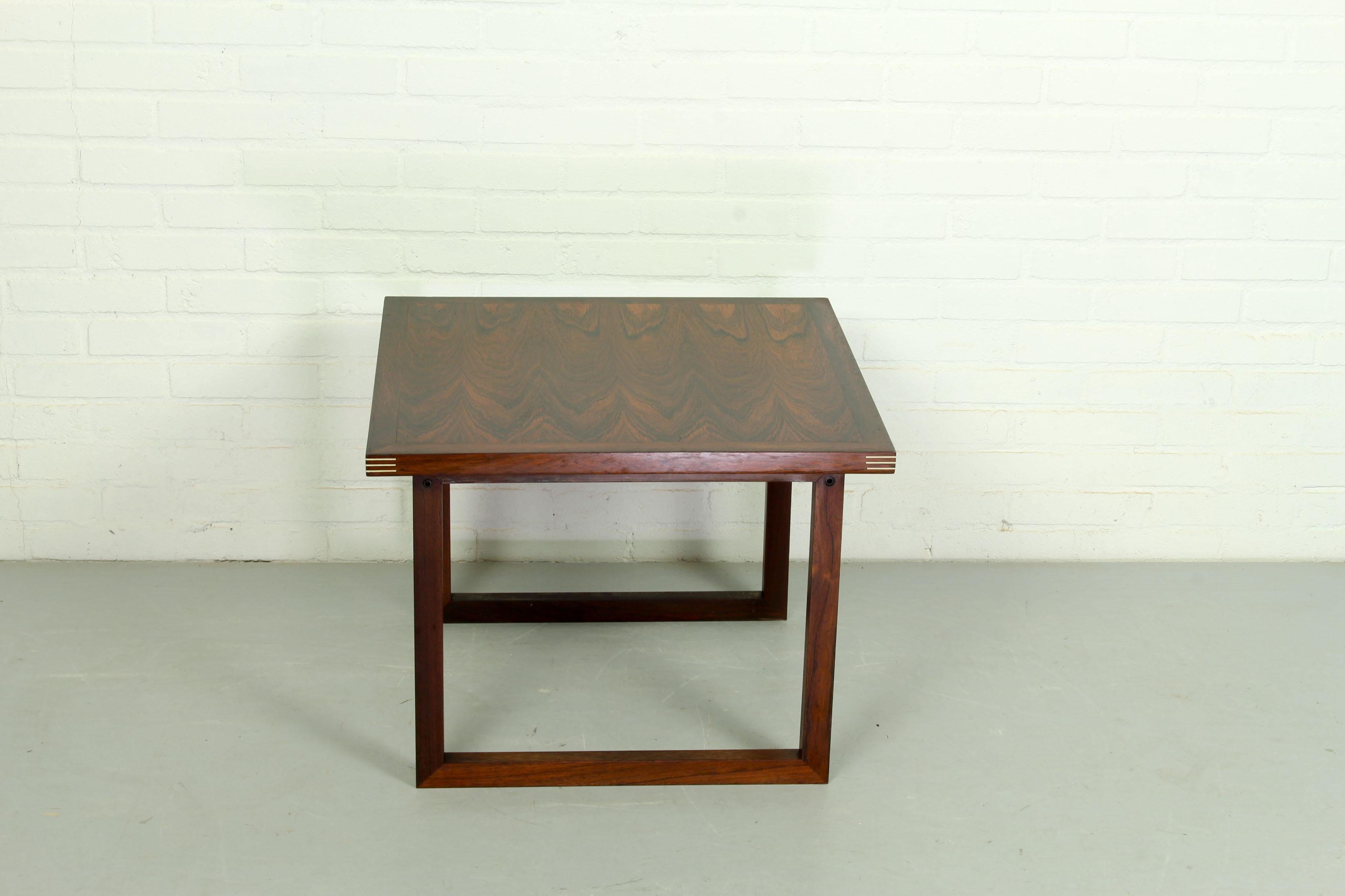 Mid-Century Modern Rosewood Rud Thygesen for Heltborg Møbler Danish Modern Coffee Table, 1960s  For Sale
