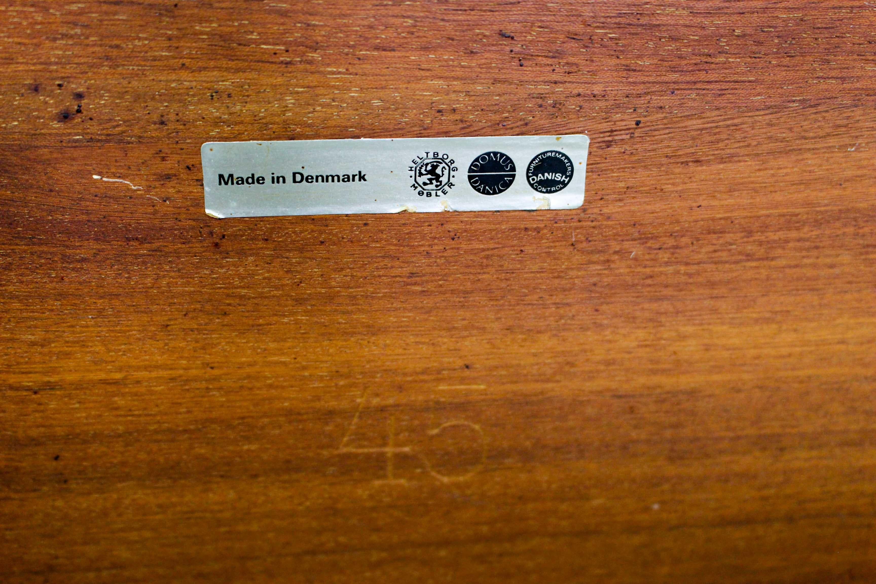 Table basse moderne danoise en bois de rose Rud Thygesen pour Heltborg Møbler, années 1960  en vente 1