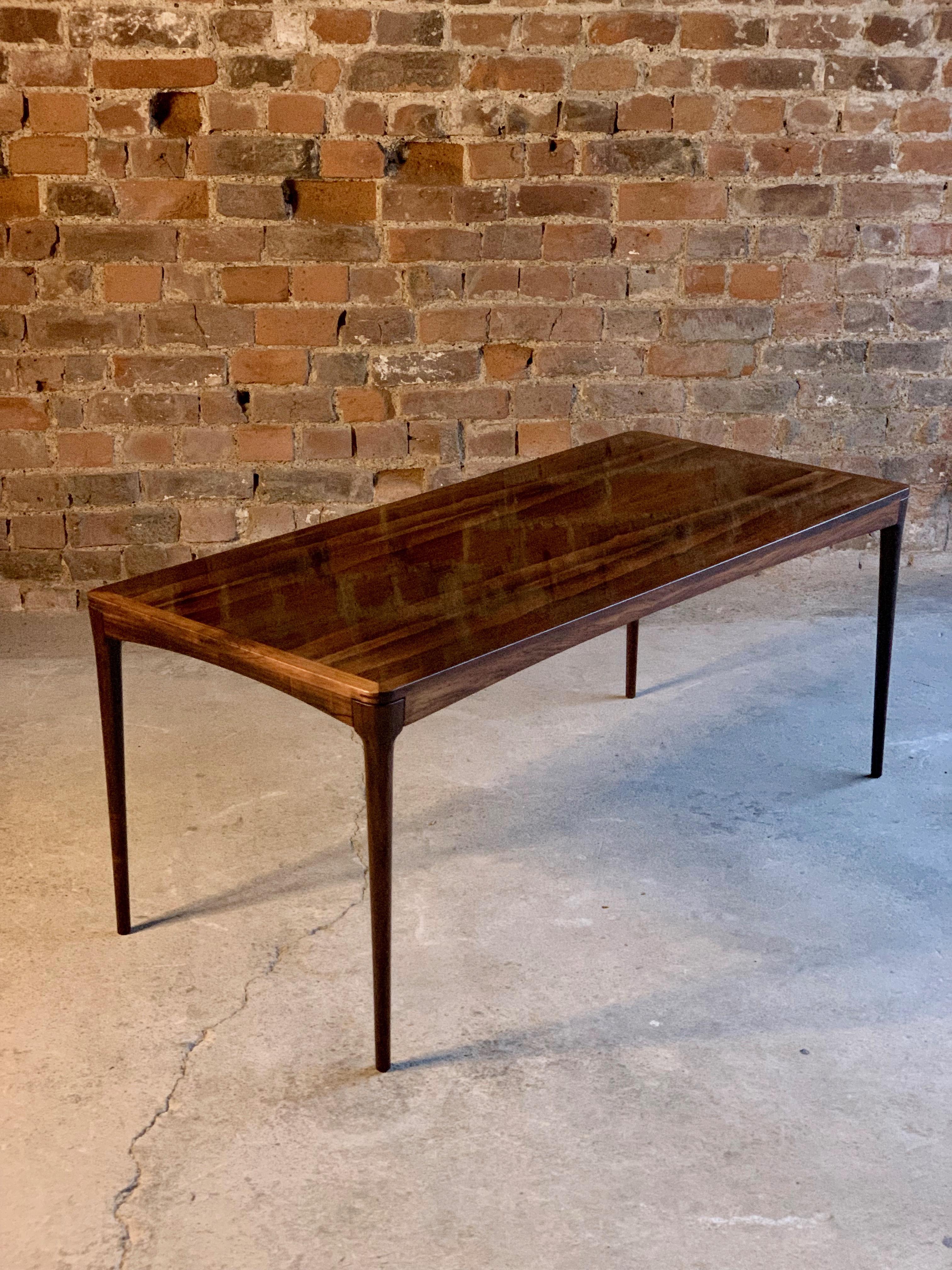 Rosewood Scandinavian Coffee Table Haug Snekkeri by Tomter Bruksbo, 1960s 4