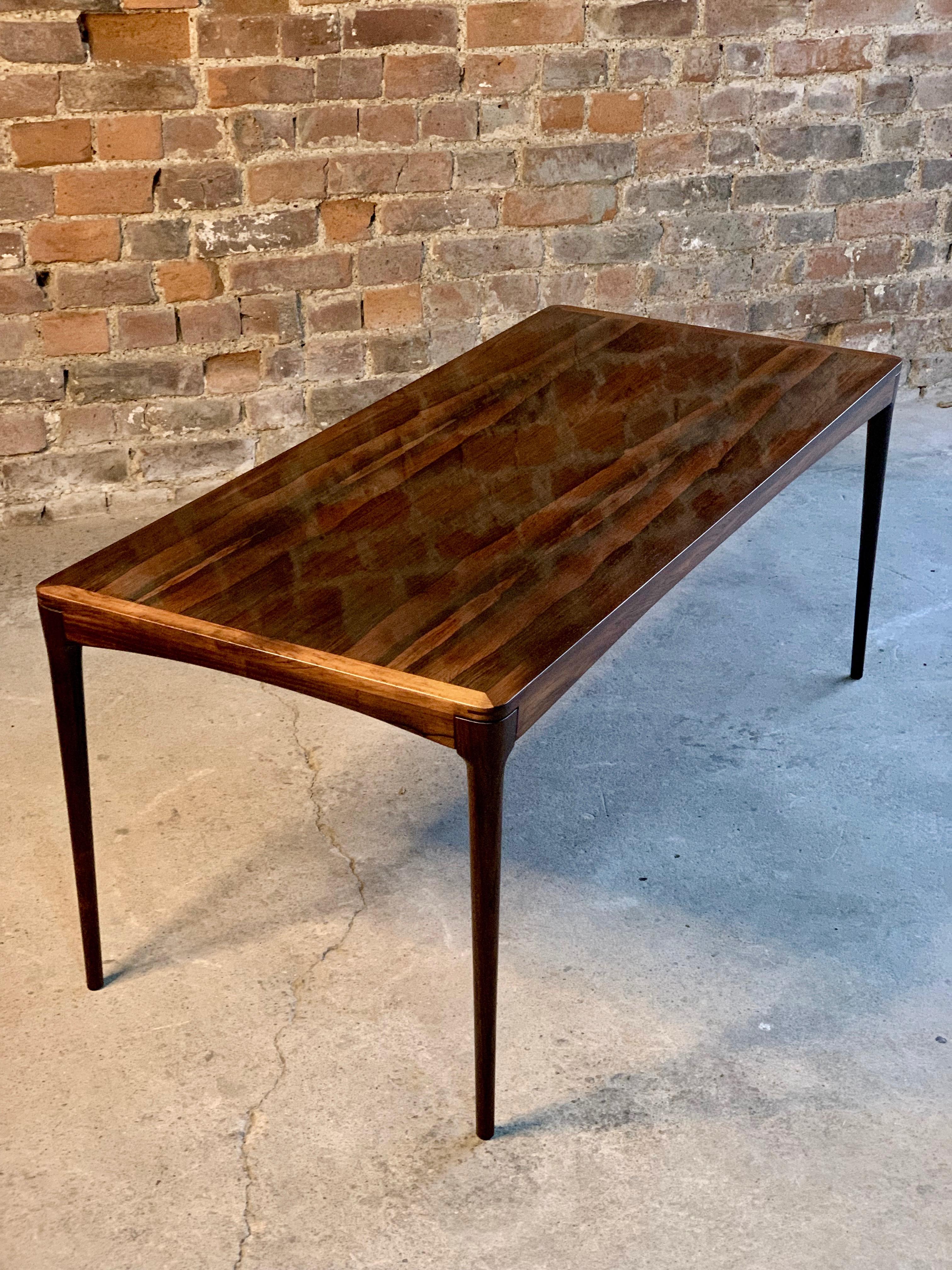 Rosewood Scandinavian Coffee Table Haug Snekkeri by Tomter Bruksbo, 1960s In Good Condition In Longdon, Tewkesbury