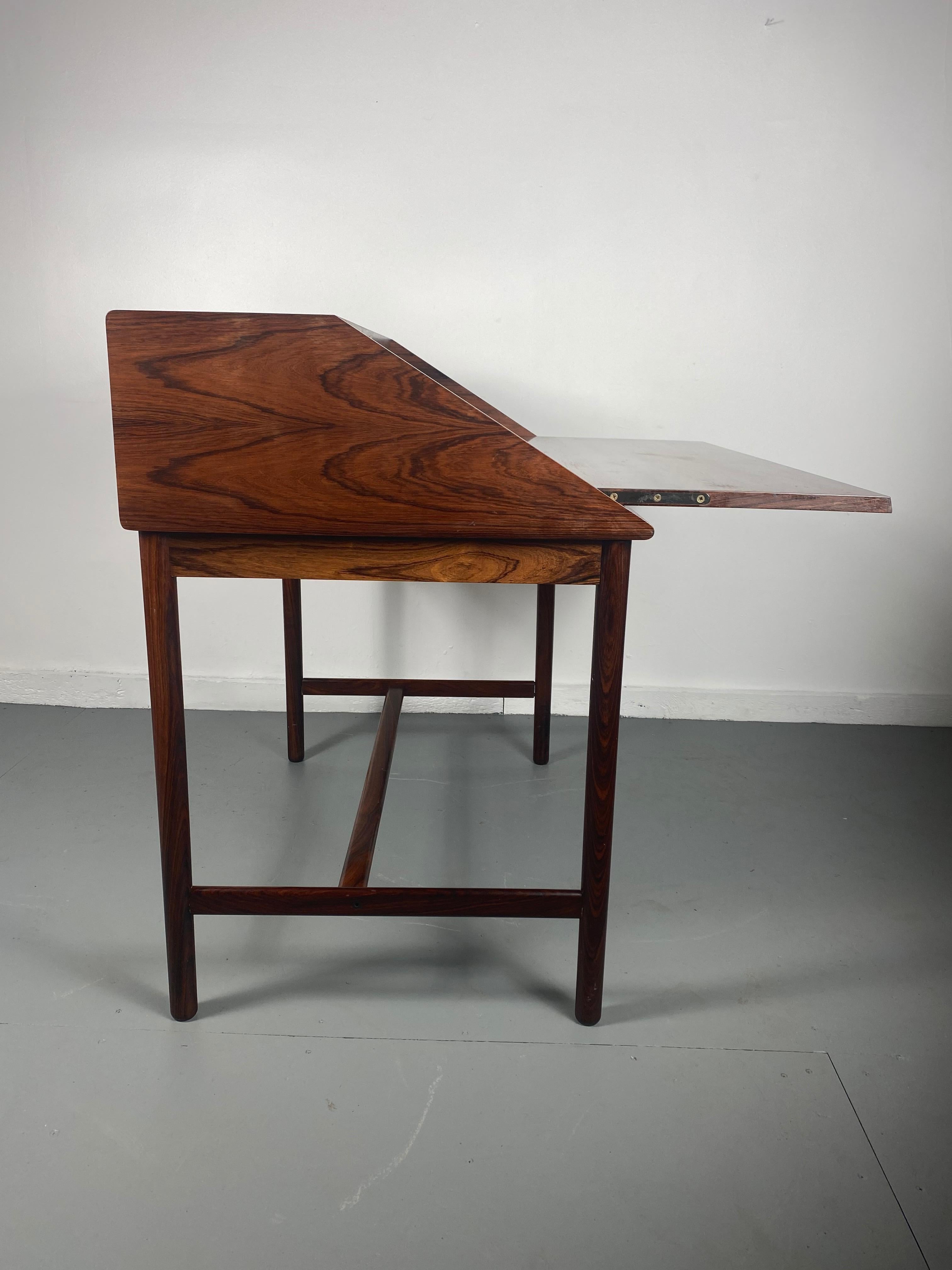 Scandinavian Modern Rosewood Secretaire by Torbjørn Afdal for Nesjestranda, Norway, 1960s