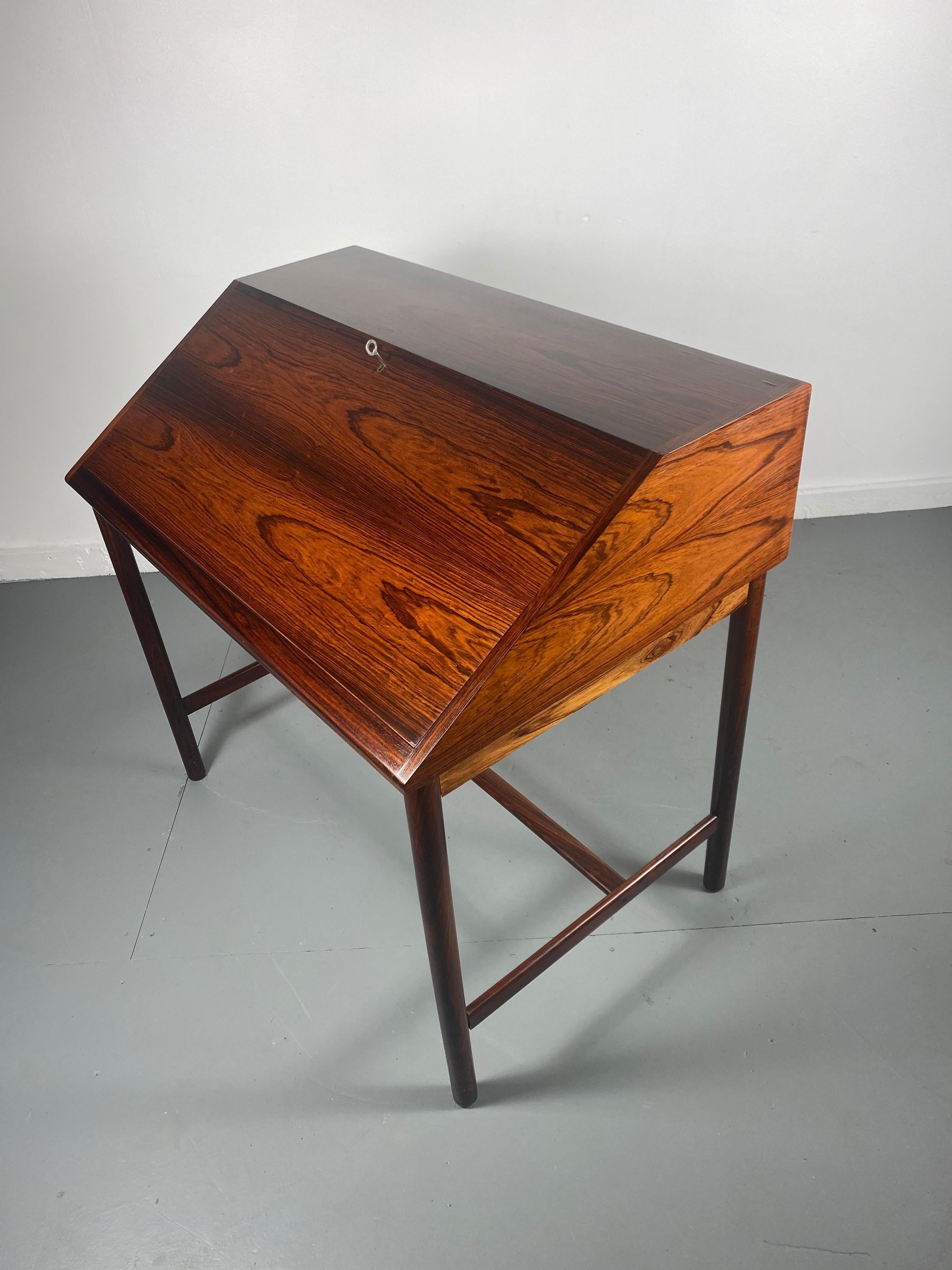 Rosewood Secretaire by Torbjørn Afdal for Nesjestranda, Norway, 1960s 1