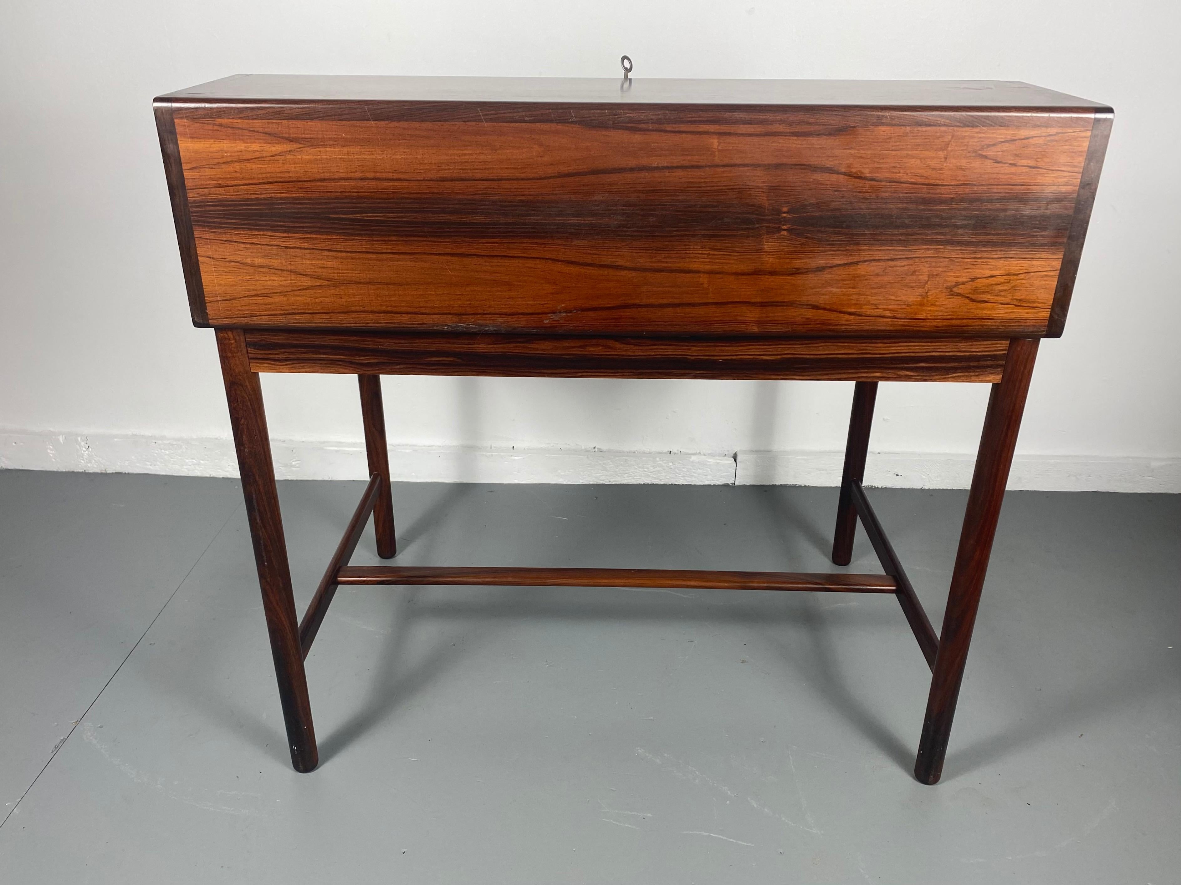 Rosewood Secretaire by Torbjørn Afdal for Nesjestranda, Norway, 1960s 2