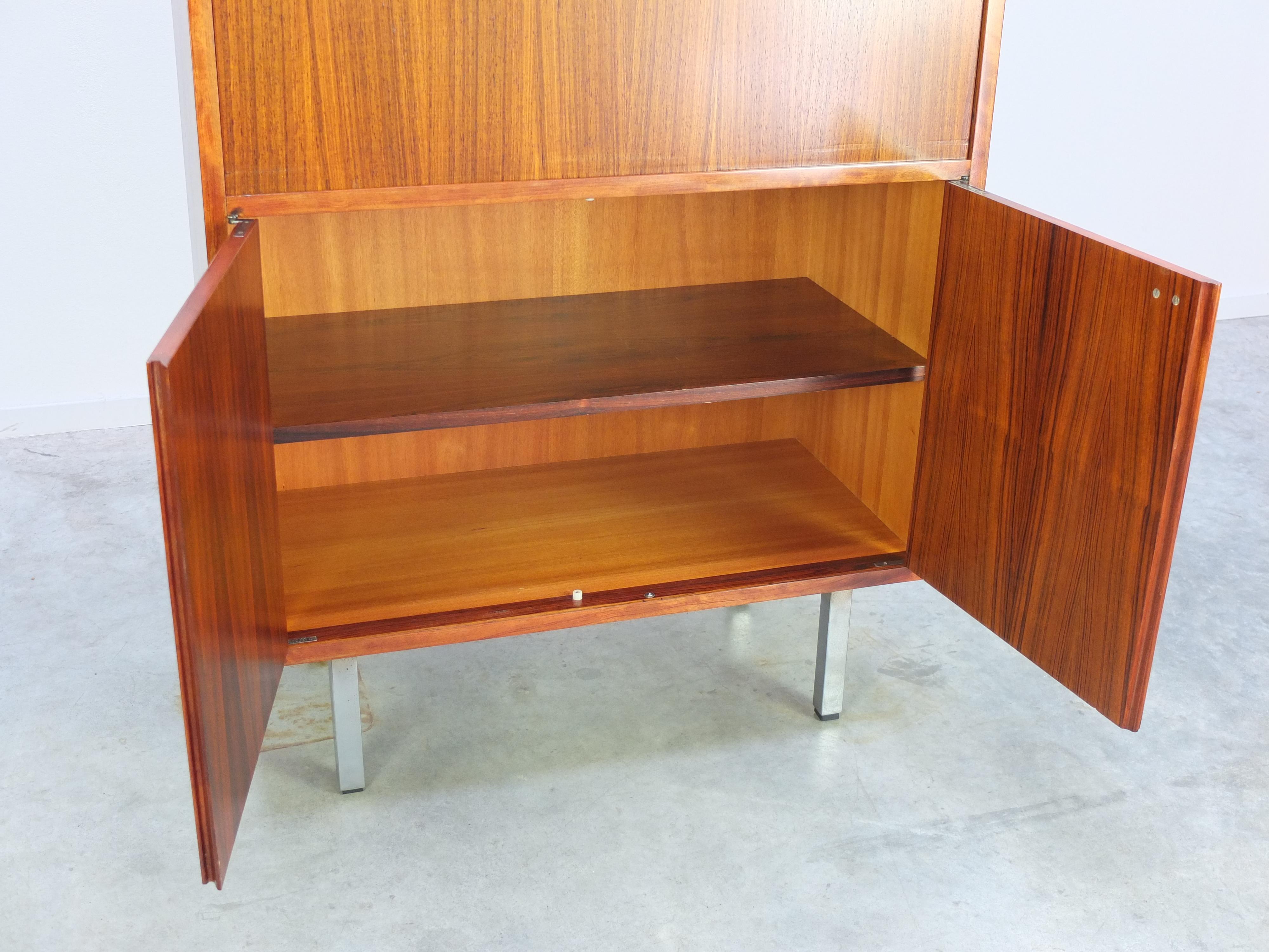 Rosewood Secretary Cabinet by Alfred Hendrickx for Belform, 1960s 7