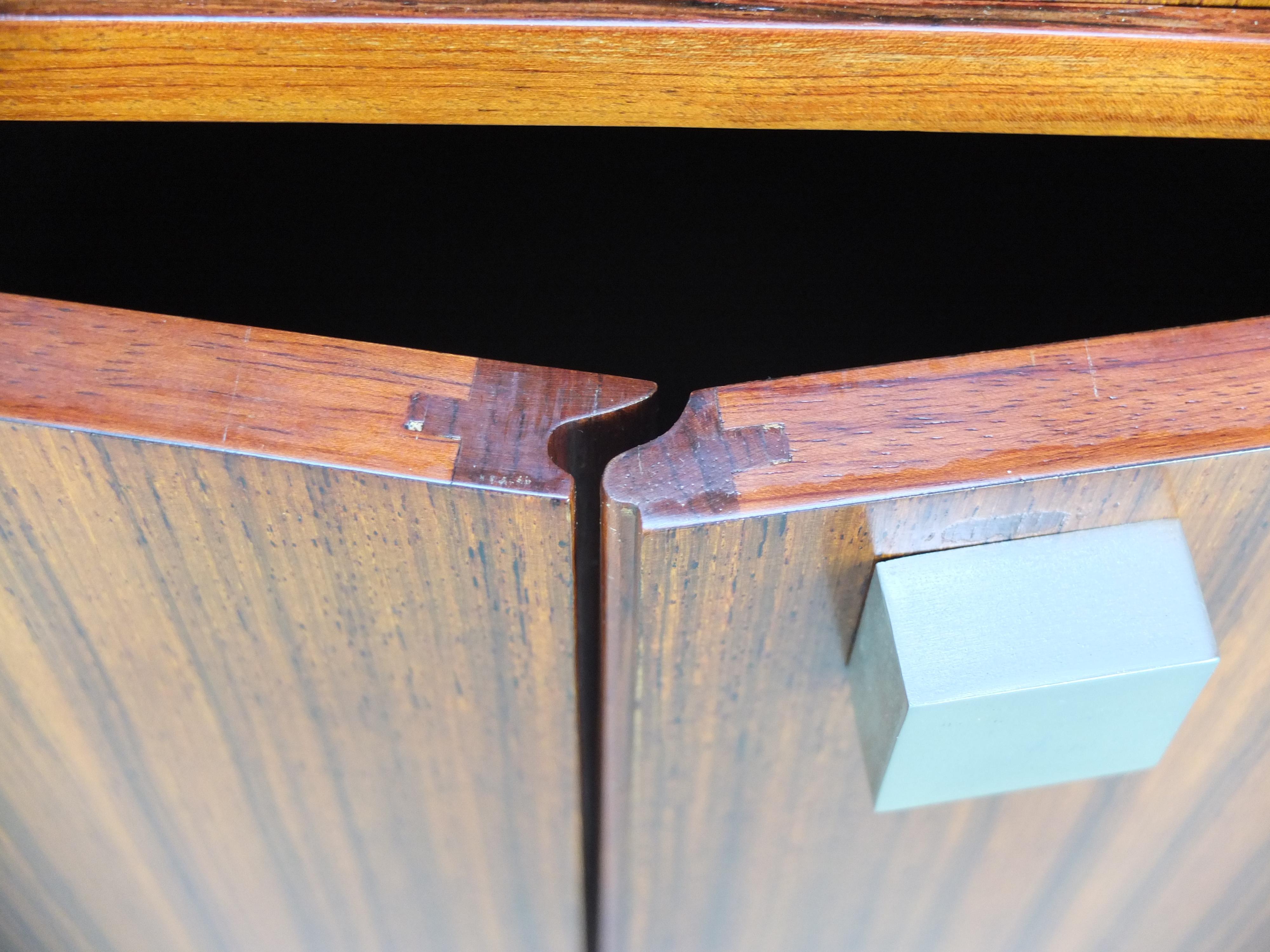 Rosewood Secretary Cabinet by Alfred Hendrickx for Belform, 1960s 9