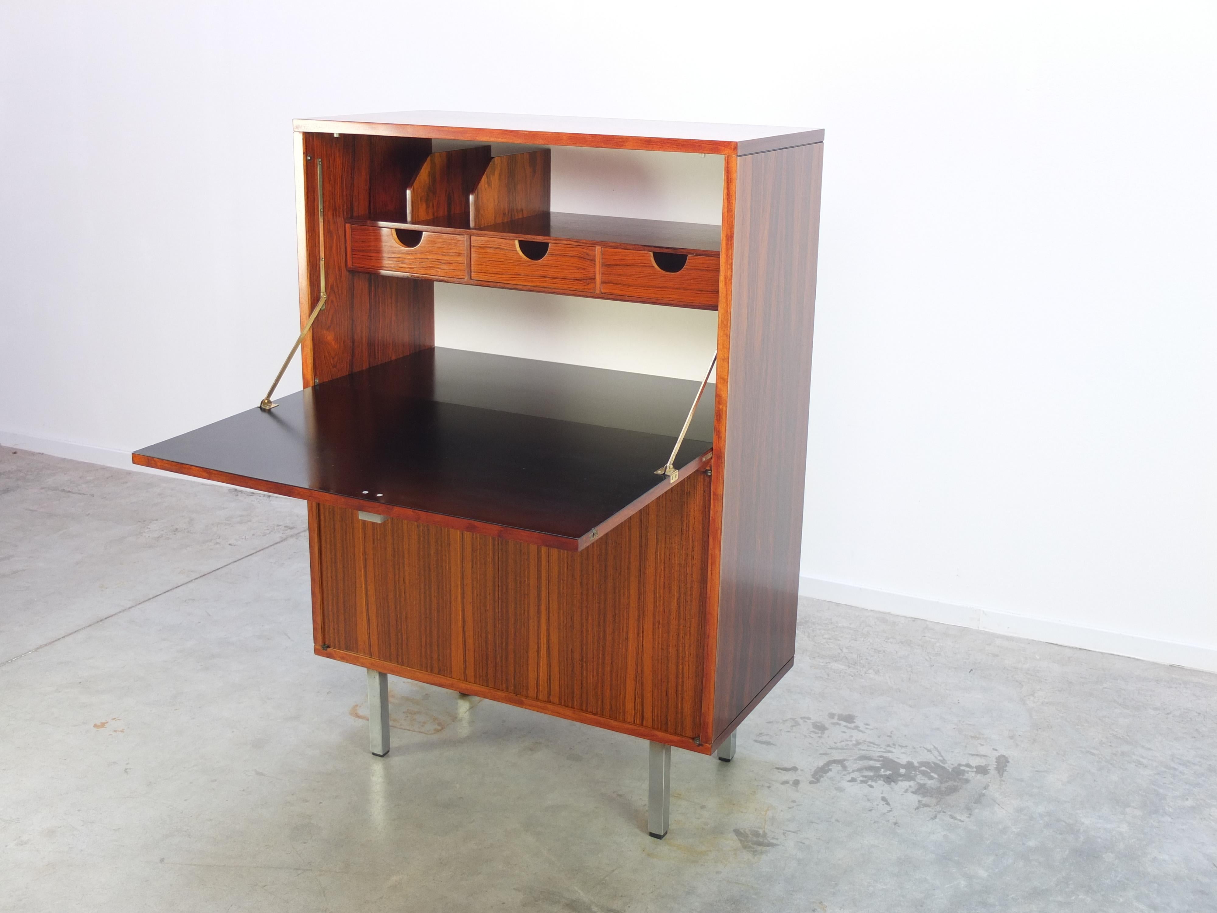 Rosewood Secretary Cabinet by Alfred Hendrickx for Belform, 1960s 1