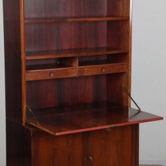 Rosewood secretary desk by Lyby Mobler, 1960