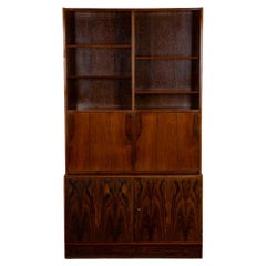 Rosewood secretary or bar cabinet by Poul Hundevad, 1960s