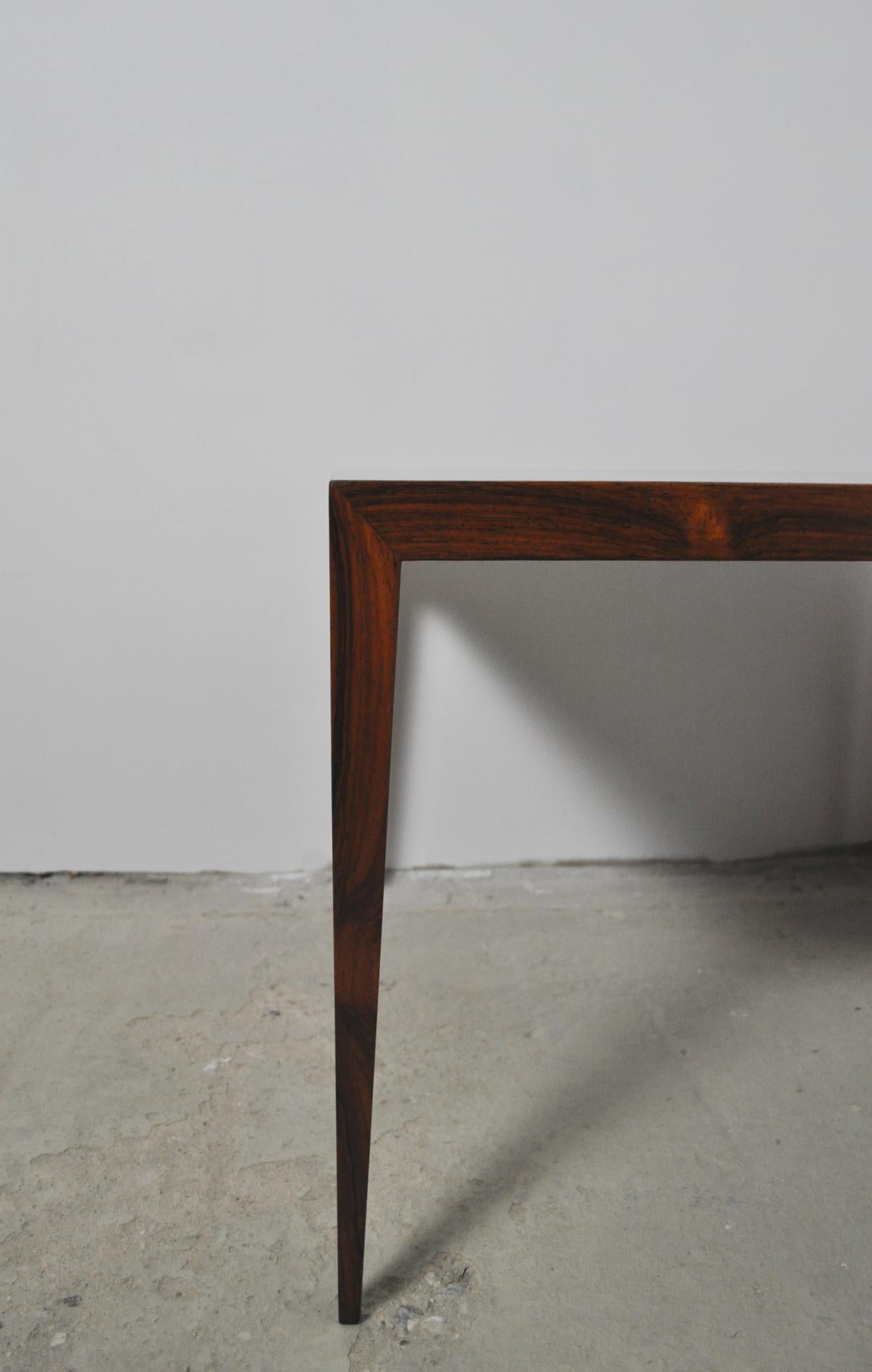 20th Century Rosewood Severin Hansen Coffee Table by Haslev Møbelsnedkeri in Denmark For Sale