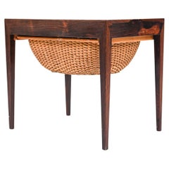 Rosewood Sewing Table by Severin Hansen for Haslev Møbelfabrik, c. 1960's