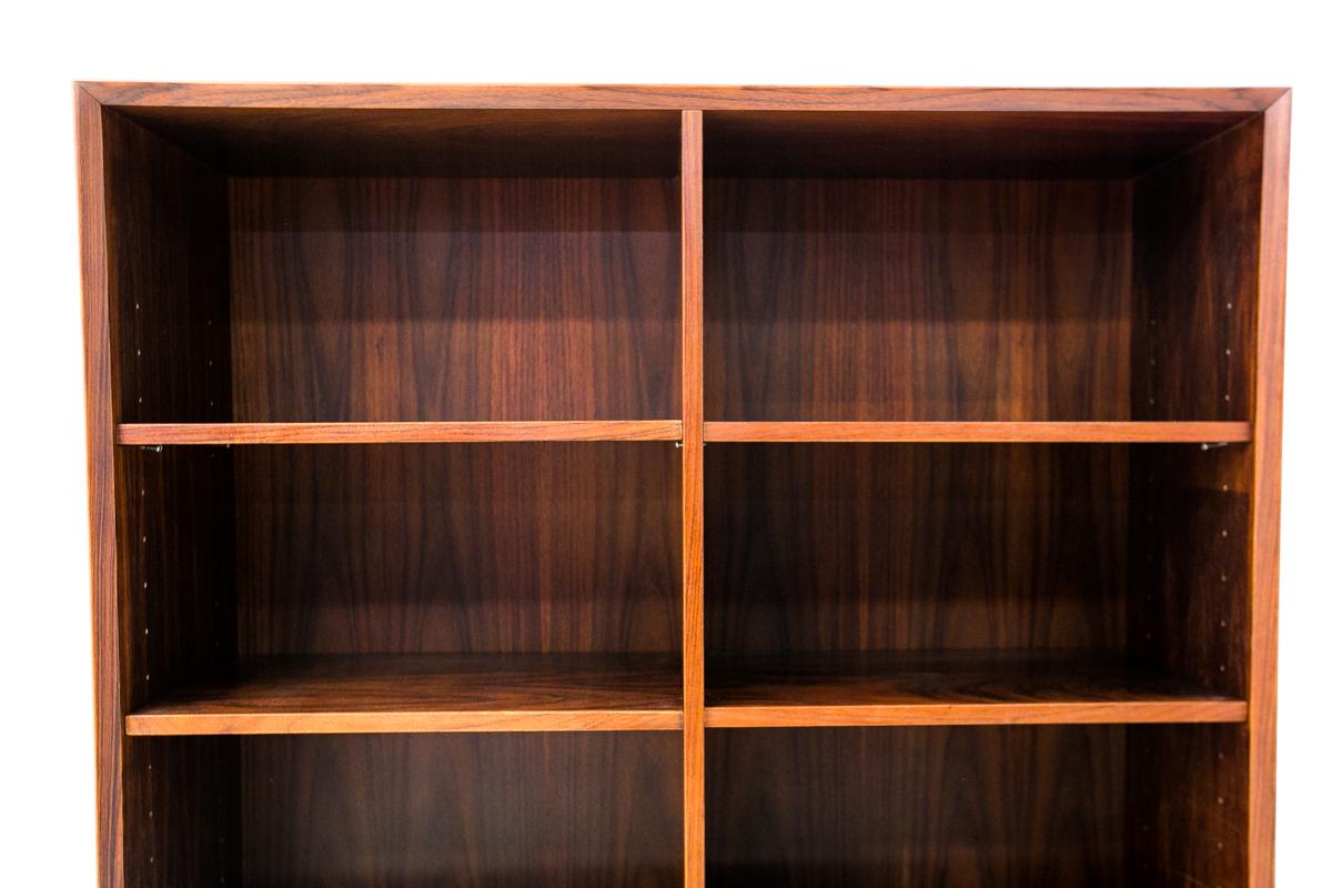 Scandinavian Modern Rosewood Shelf Bookcase