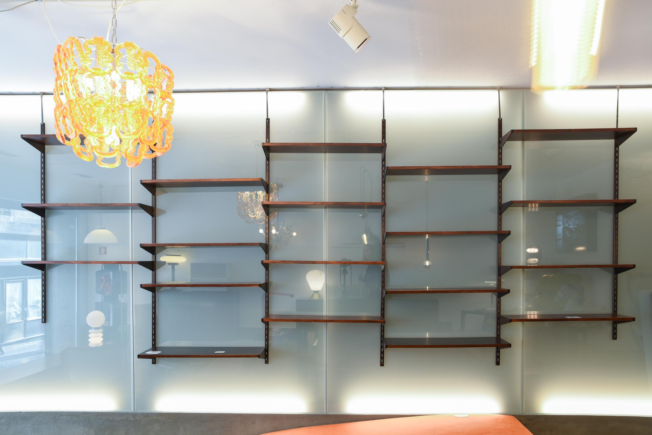 Danish Shelving Unit Designed by Kai Kristiansen for FM Møbler, 1960s