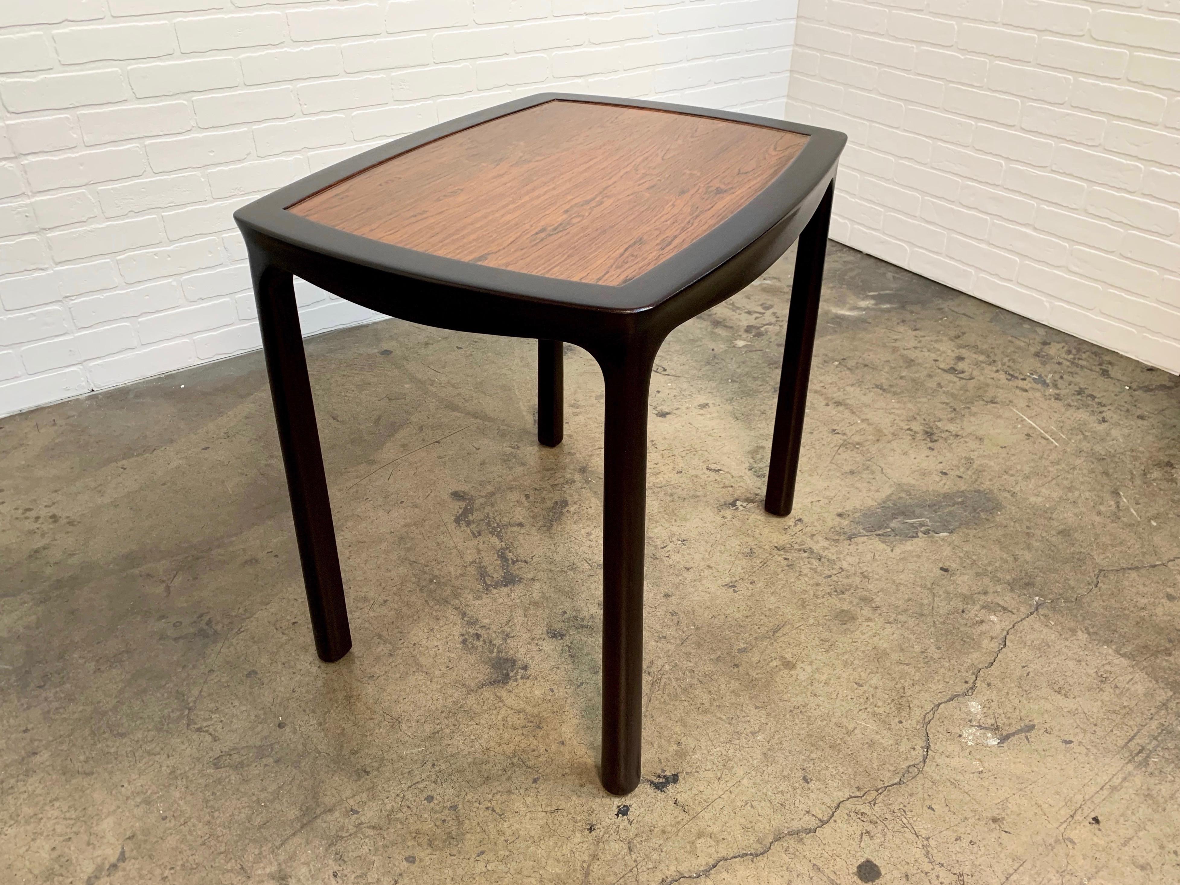 Ebonized Rosewood Side Table by Edward Wormley for Dunbar