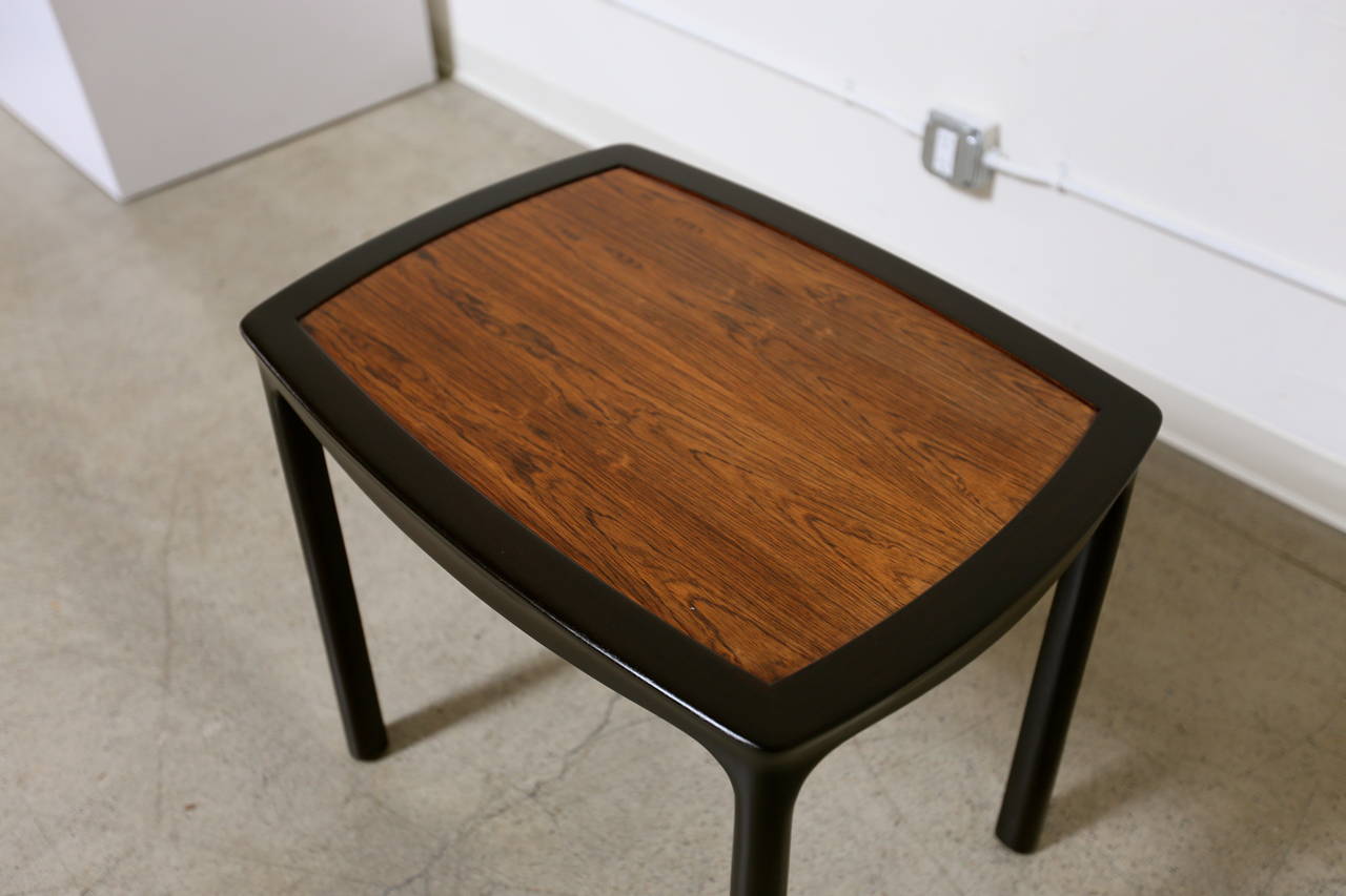20th Century Rosewood Side Table by Edward Wormley for Dunbar