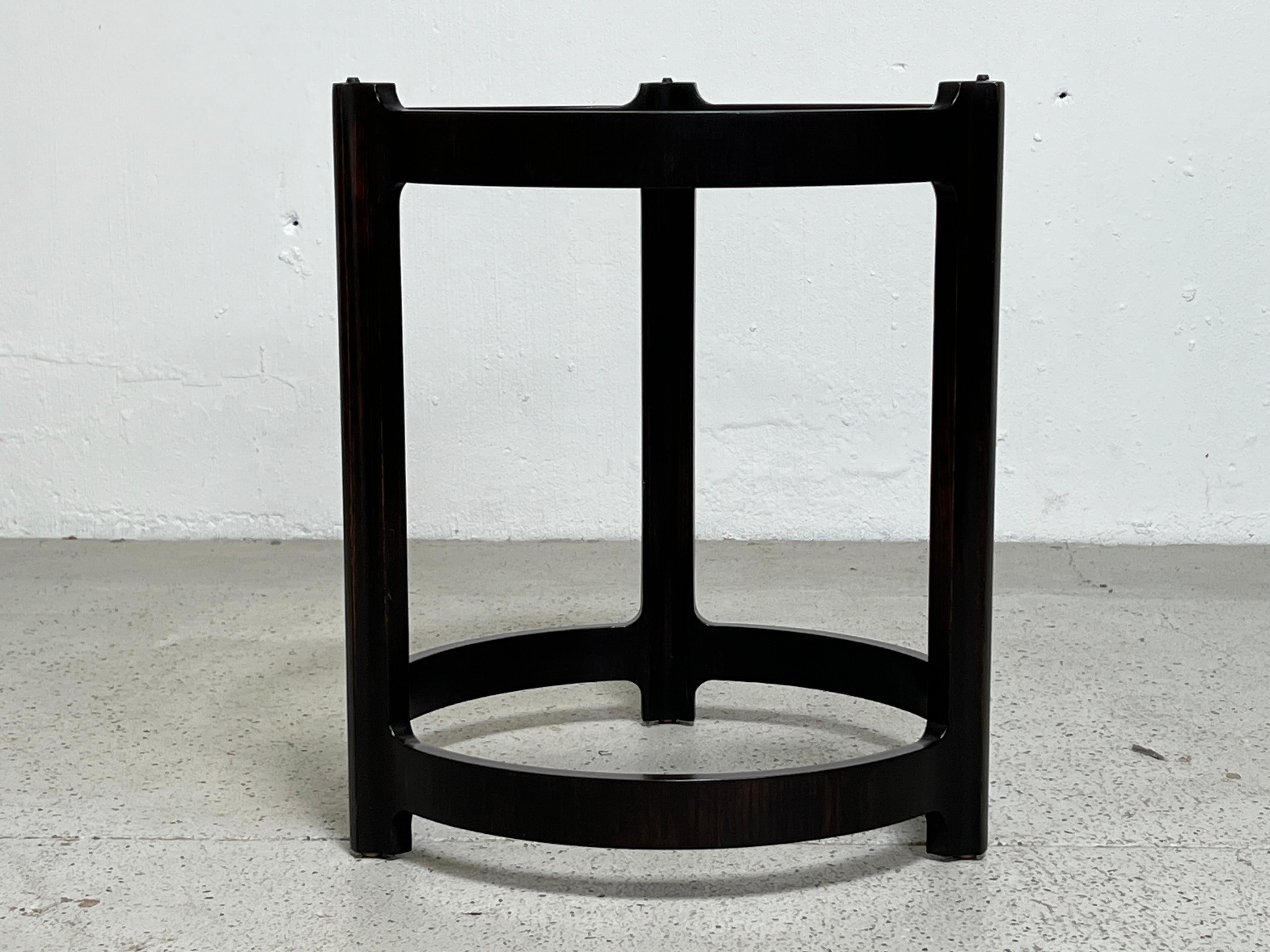 Rosewood Side Table by Edward Wormley for Dunbar  For Sale 3