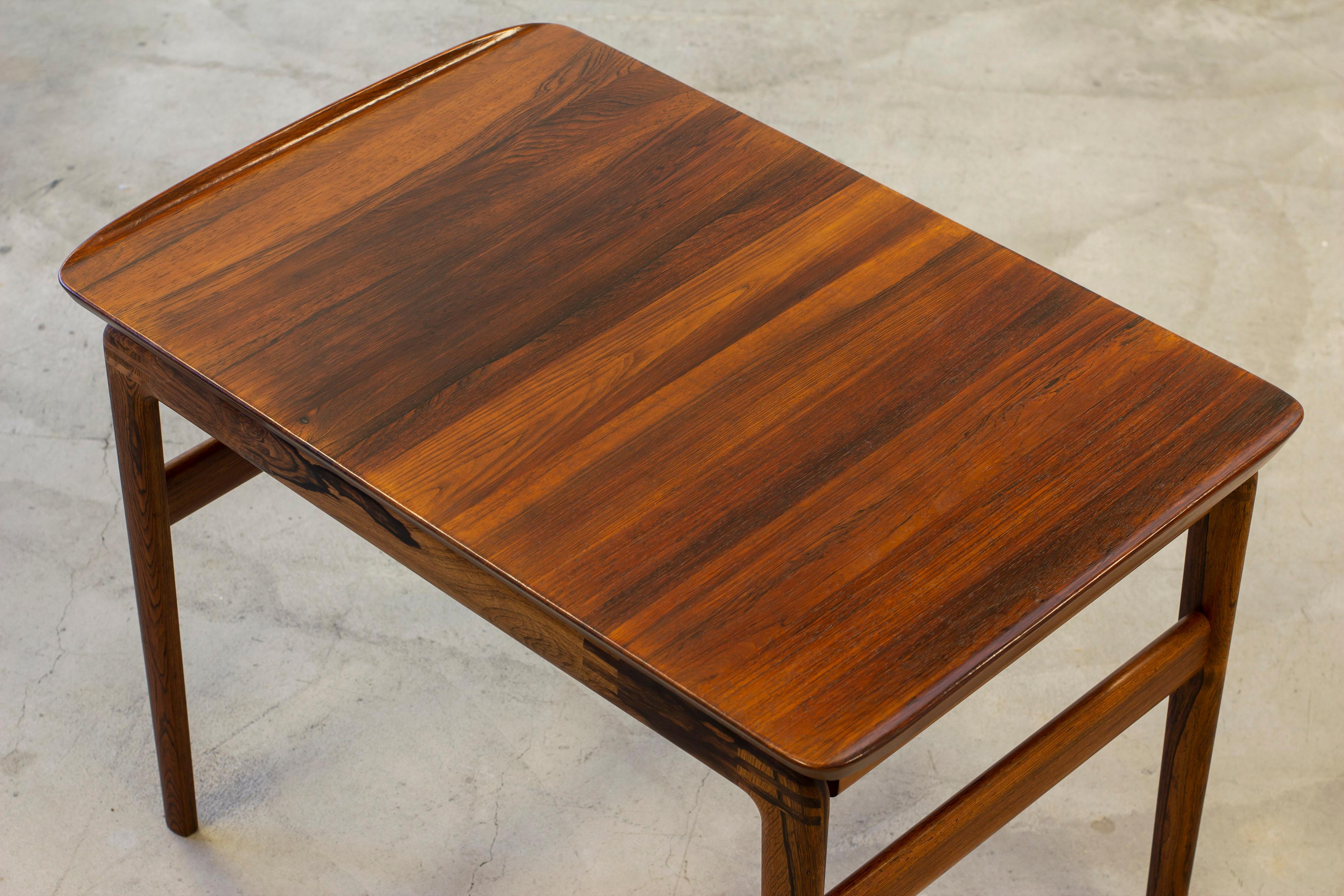 Danish Rosewood side table by Hvidt & Mølgaard, denmark, 1960s, palisander