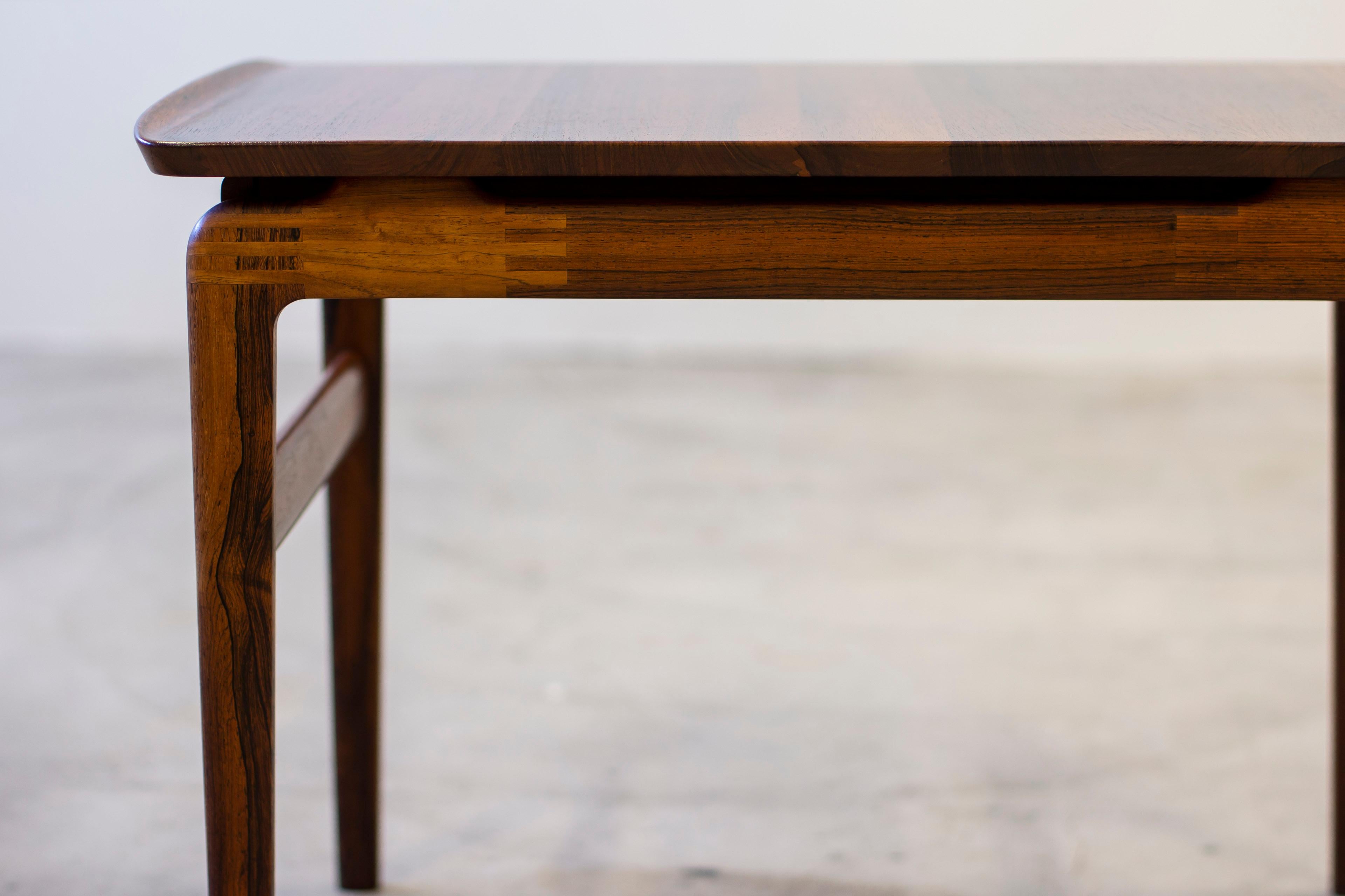 Rosewood side table by Hvidt & Mølgaard, denmark, 1960s, palisander 1