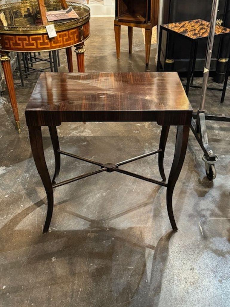 Fin du 20e siècle Table d'appoint Karl Springer en vente