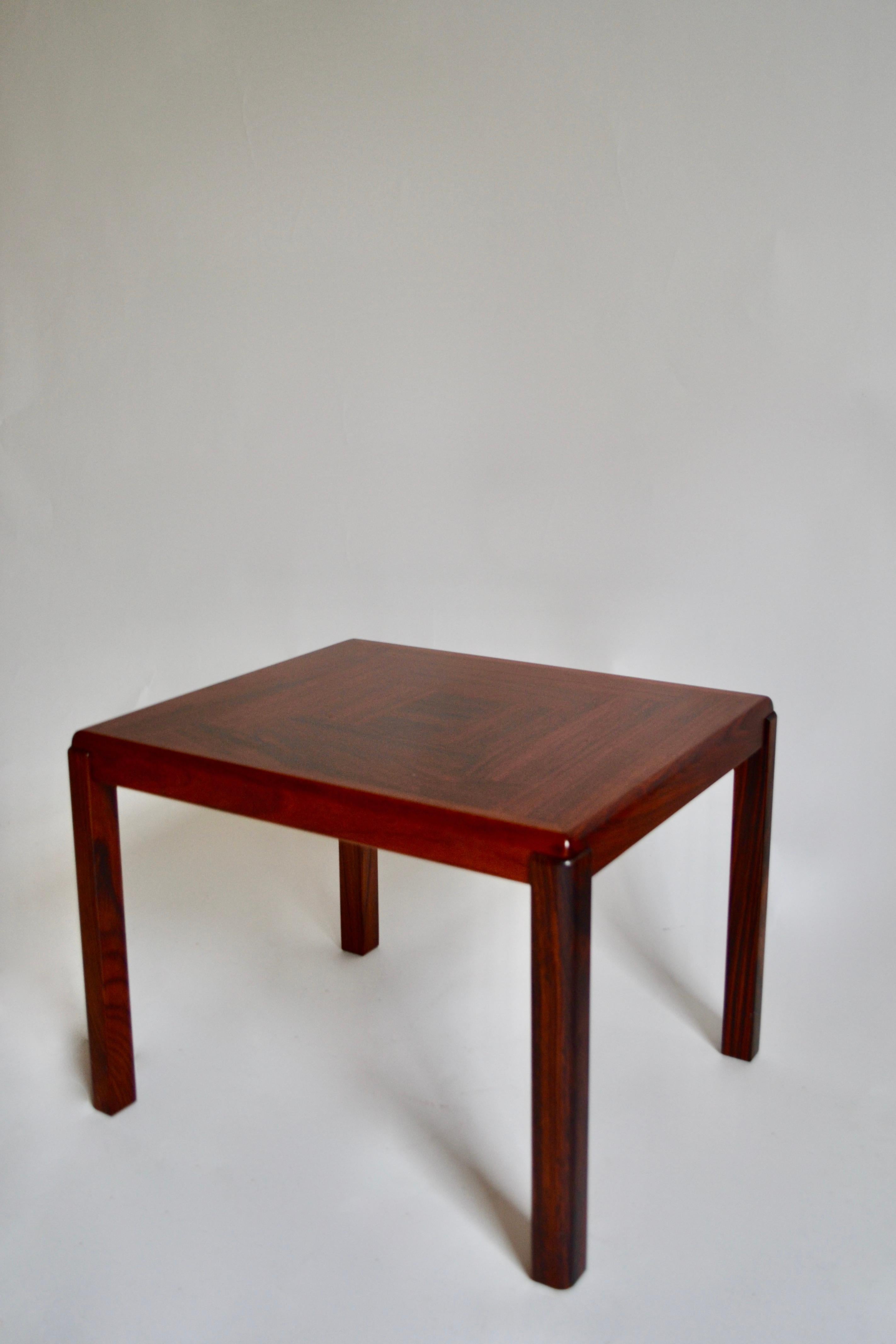 Rosewood Danish Mid-Century Side Table by Vejle Stole and Møbelfabrik, 1960s In Good Condition In London, GB