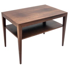 Rosewood Side Table, Danish Design, Denmark, 1960s