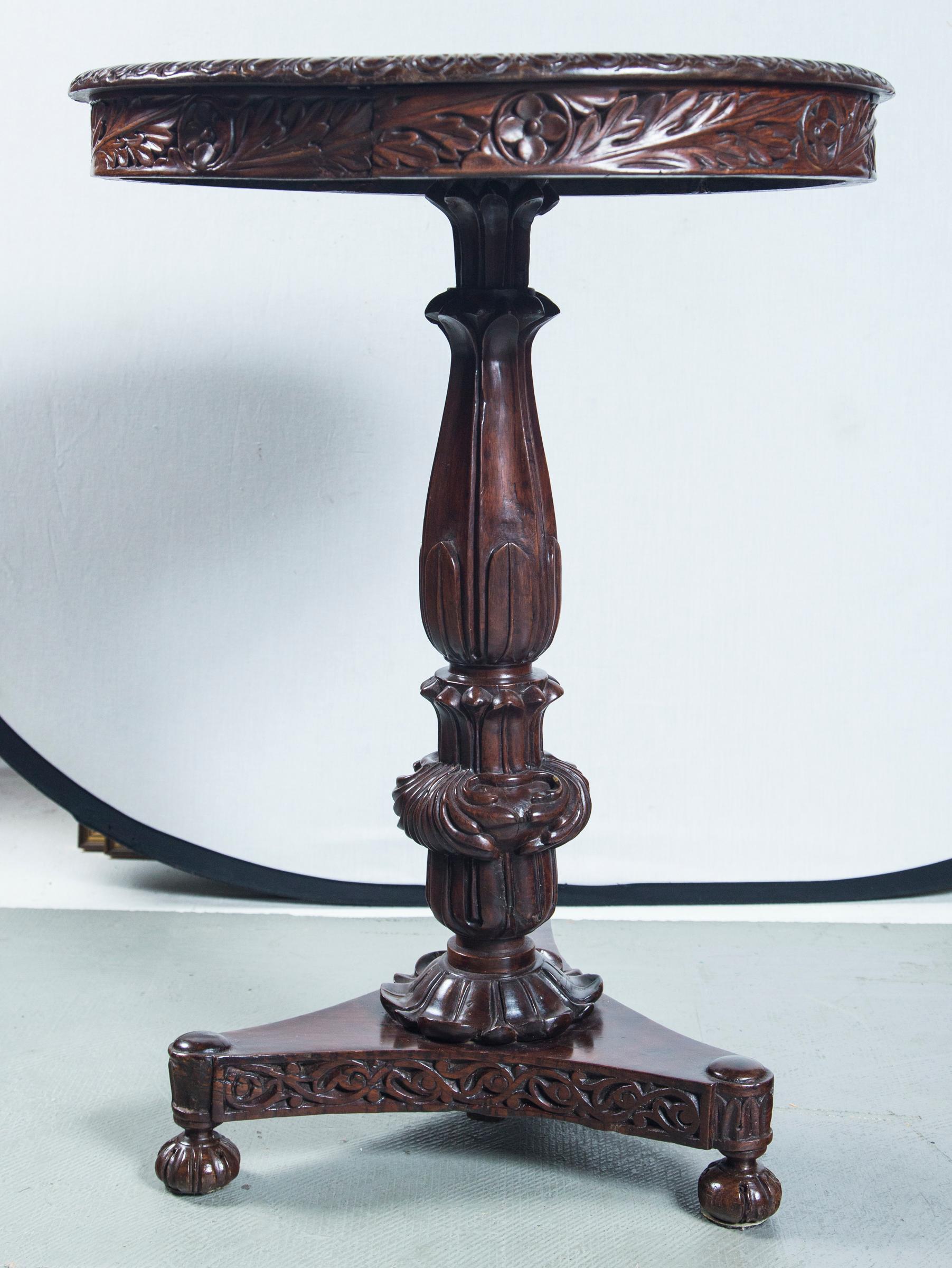 Rosewood Side Table For Sale 5