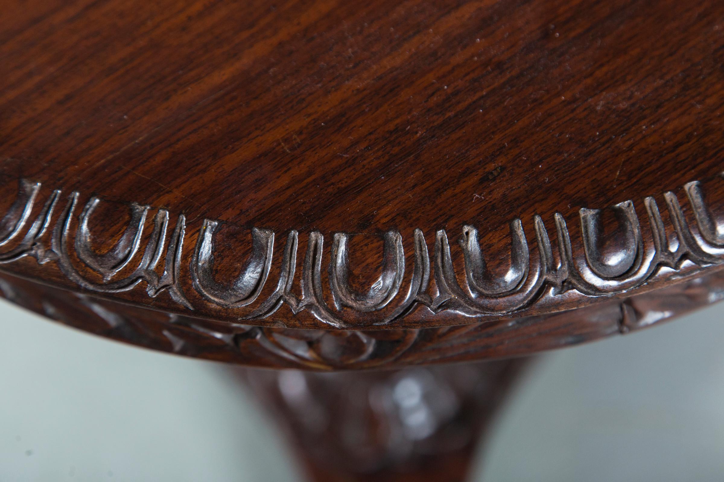 Indian Rosewood Side Table For Sale