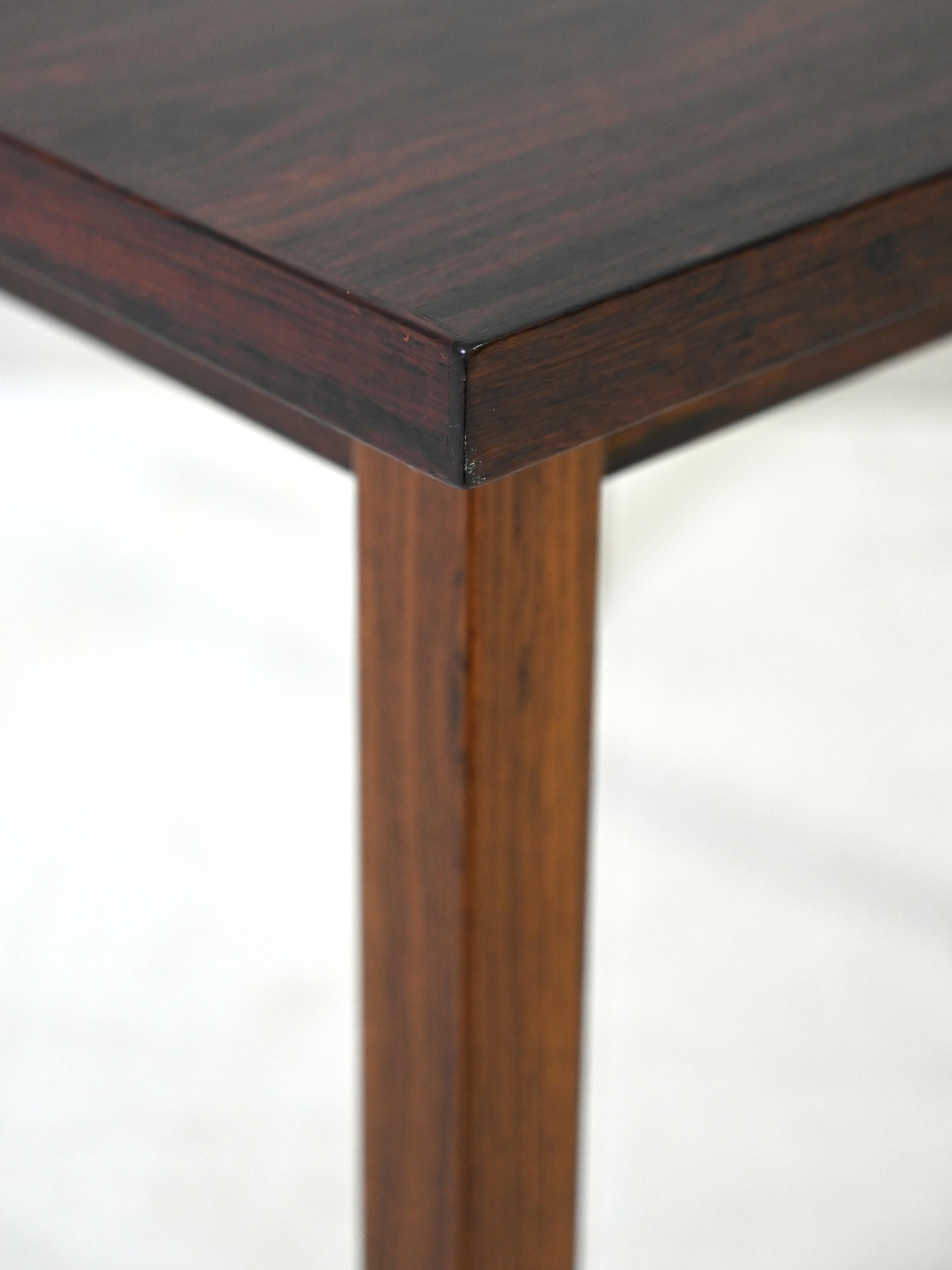 Rosewood Side Table For Sale 1