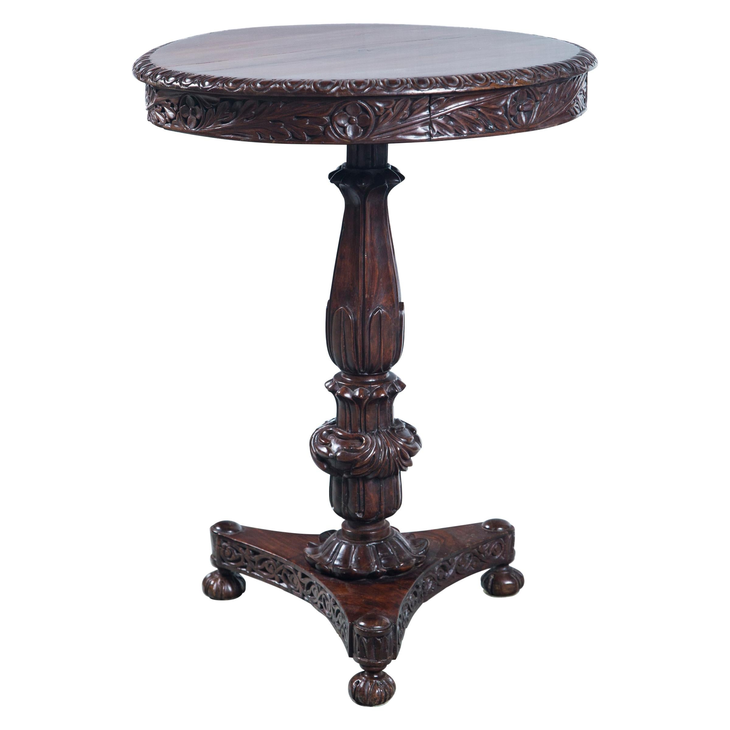 Rosewood Side Table For Sale
