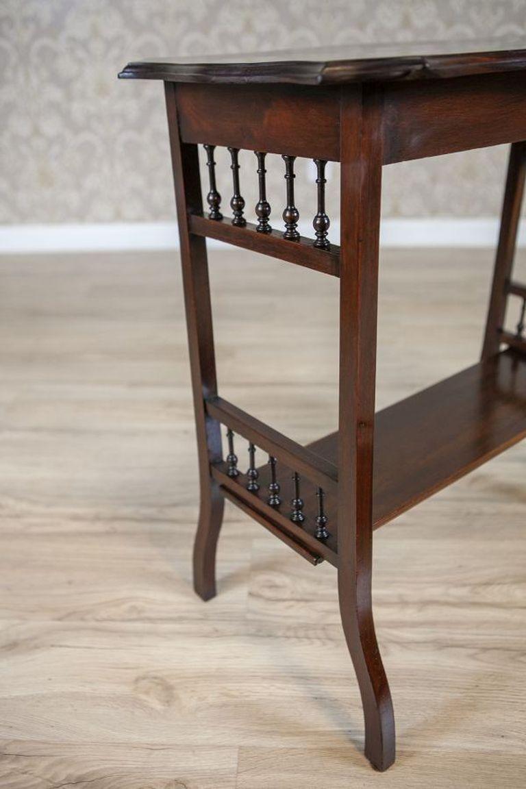 Rosewood Side Table From the Early 20th Century Finished in Shellac For Sale 6