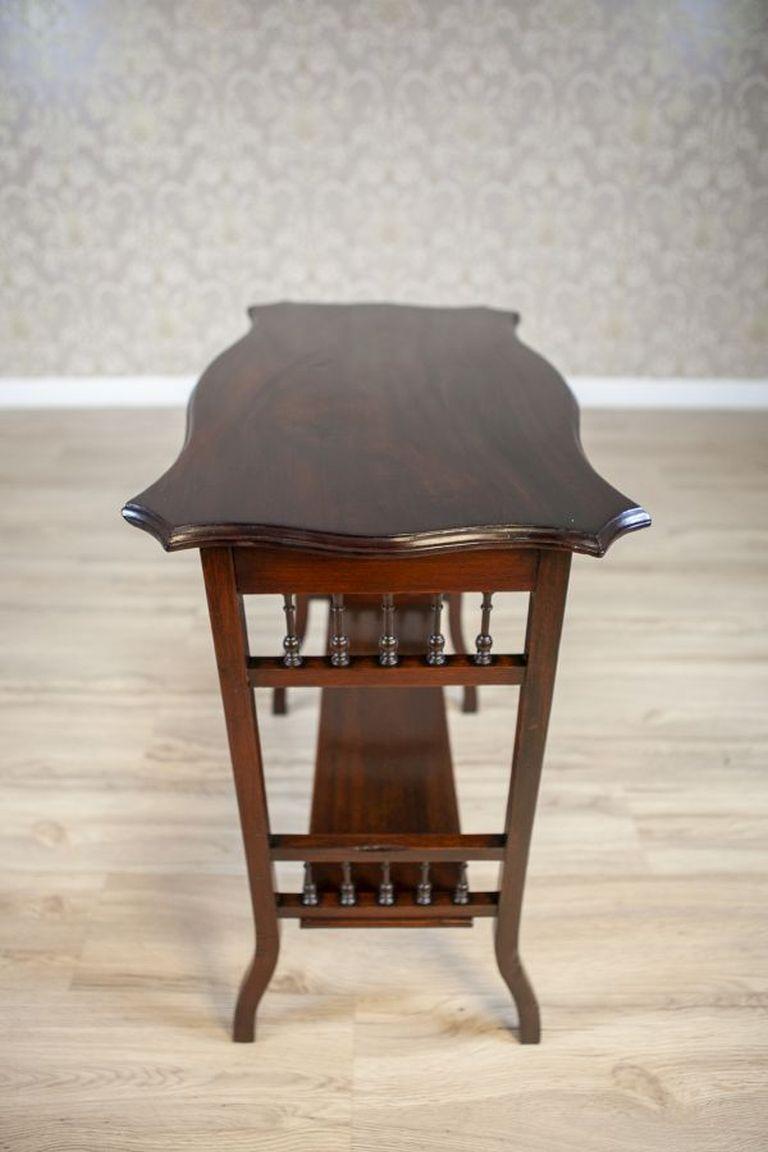 Rosewood Side Table From the Early 20th Century Finished in Shellac For Sale 1