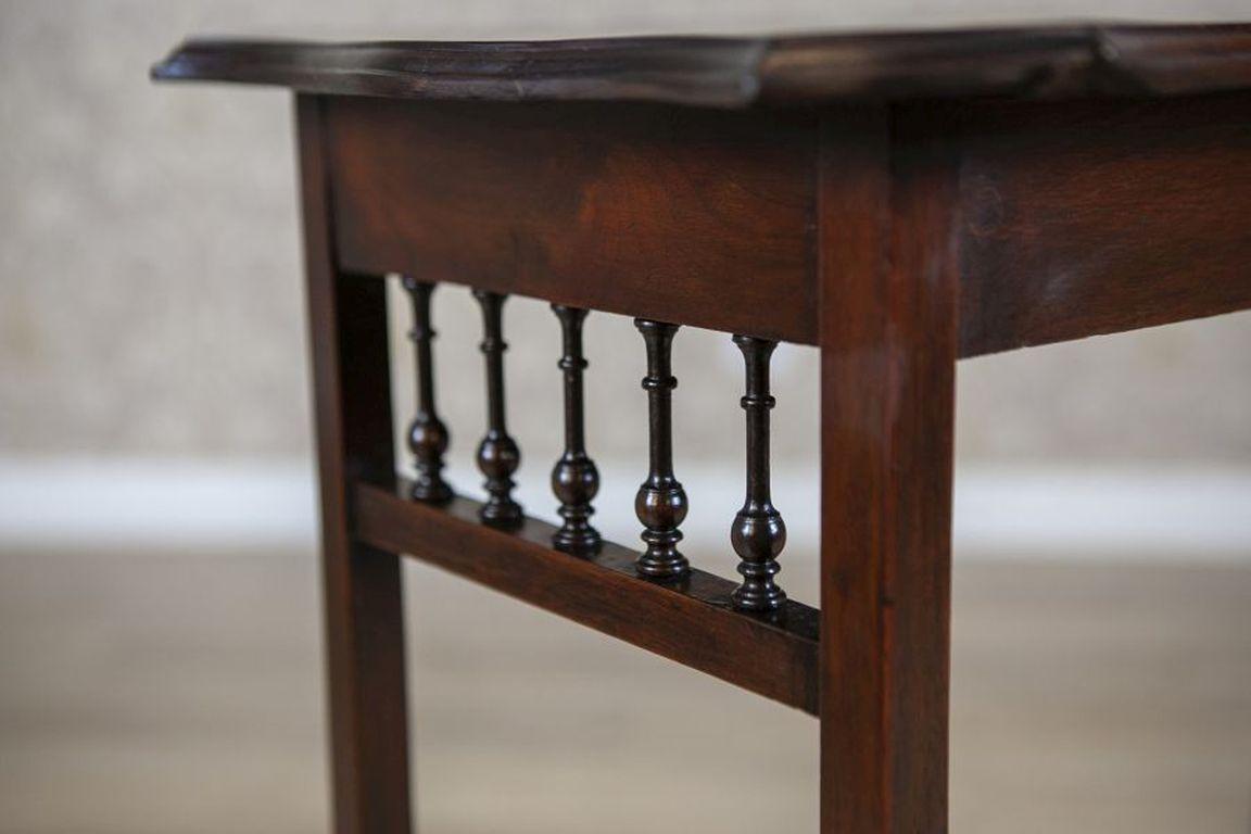 Rosewood Side Table From the Early 20th Century Finished in Shellac For Sale 4