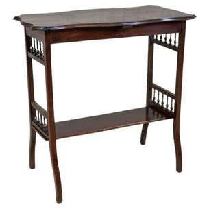 Shellac Tabletop Rosewood Side Table From the Early 20th Century Finished in Shellac For ...