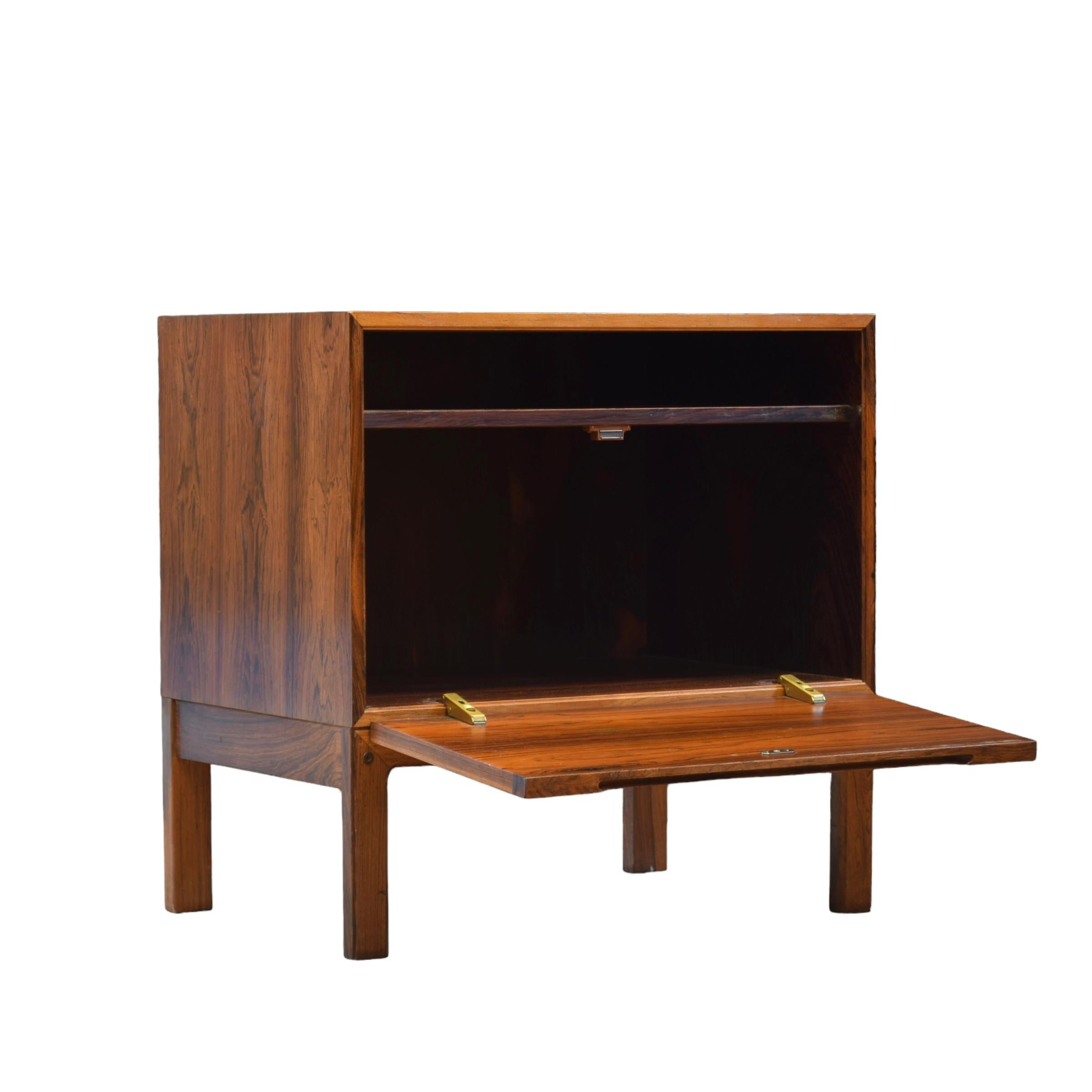 Rosewood Side Table Set by Arne Wahl Iversen For Sale 4