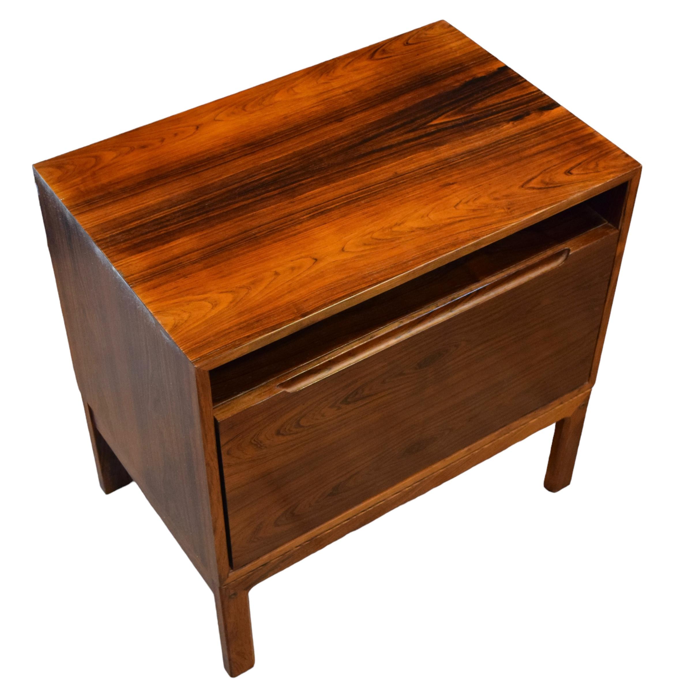 Rosewood Side Table Set by Arne Wahl Iversen In Good Condition For Sale In Puslinch, ON