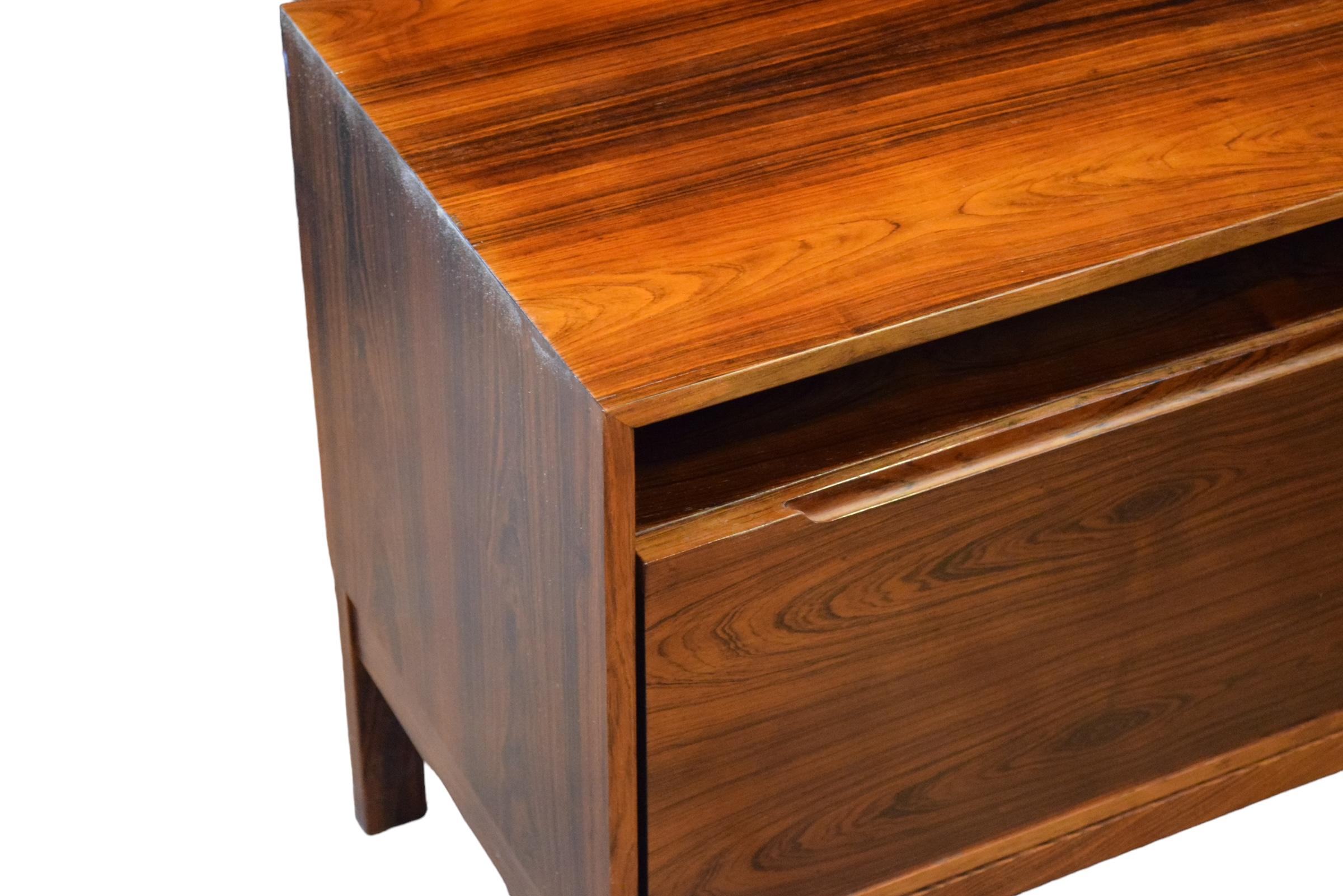 Rosewood Side Table Set by Arne Wahl Iversen For Sale 1