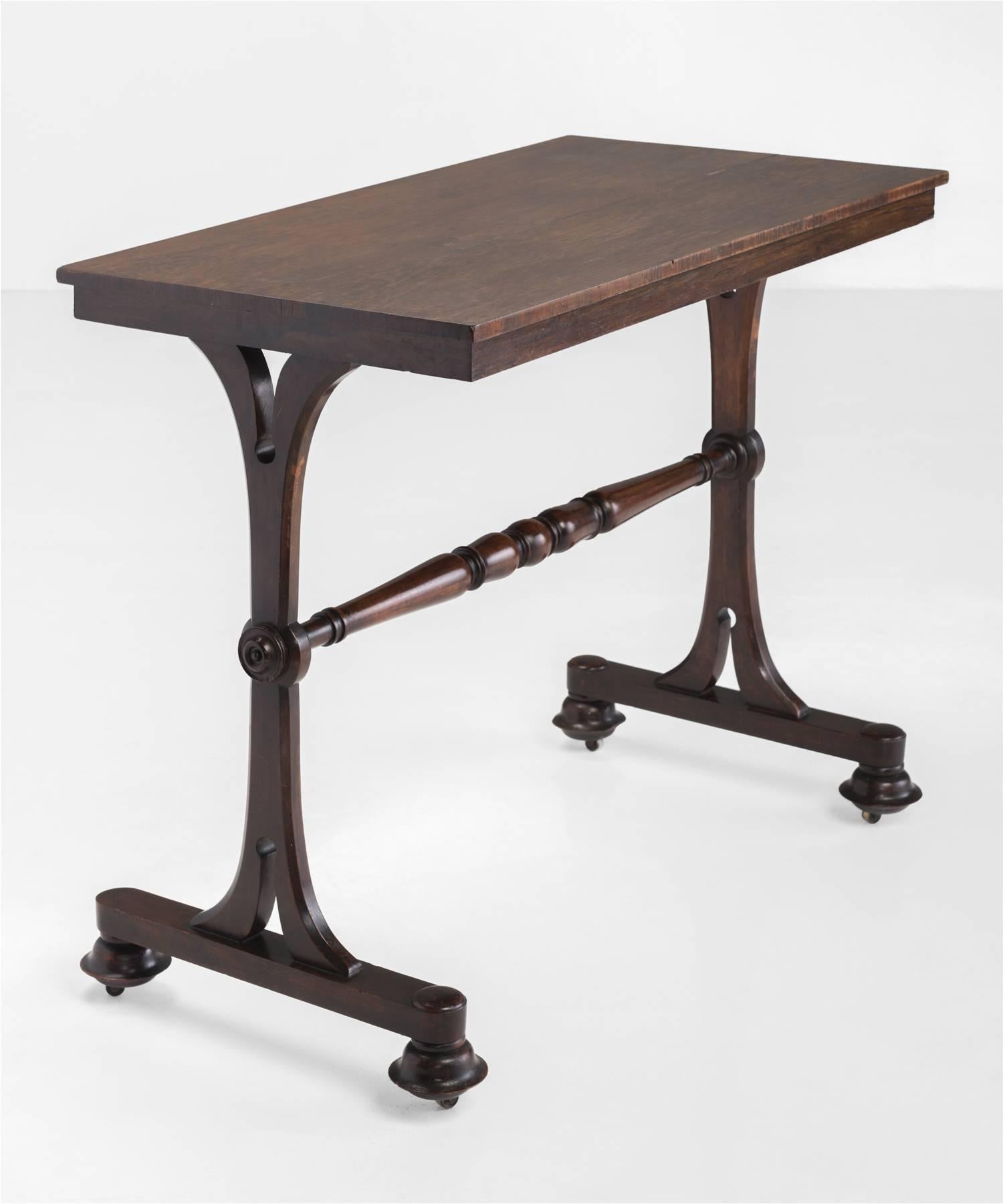 English Rosewood Side Table, circa 1825