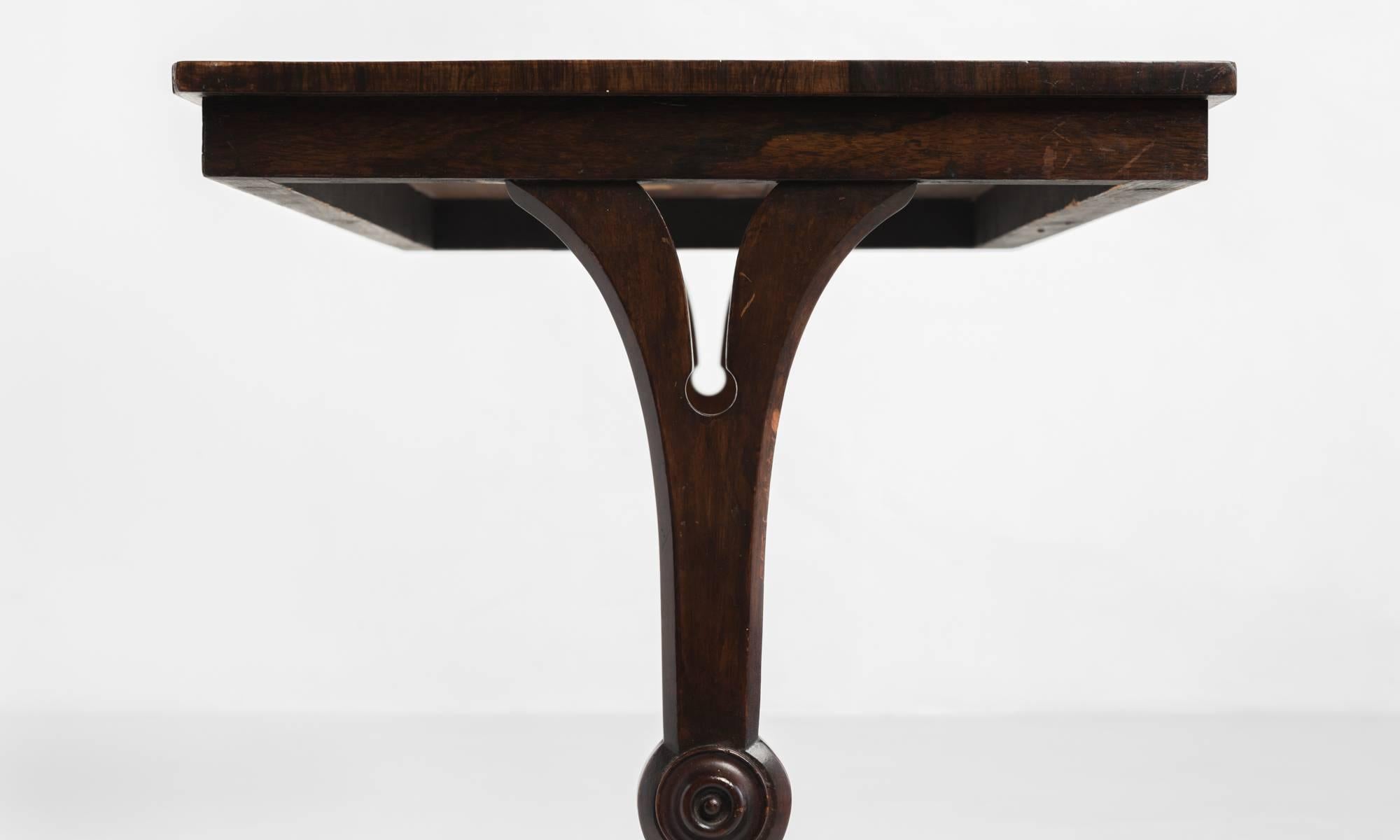 Rosewood Side Table, circa 1825 1