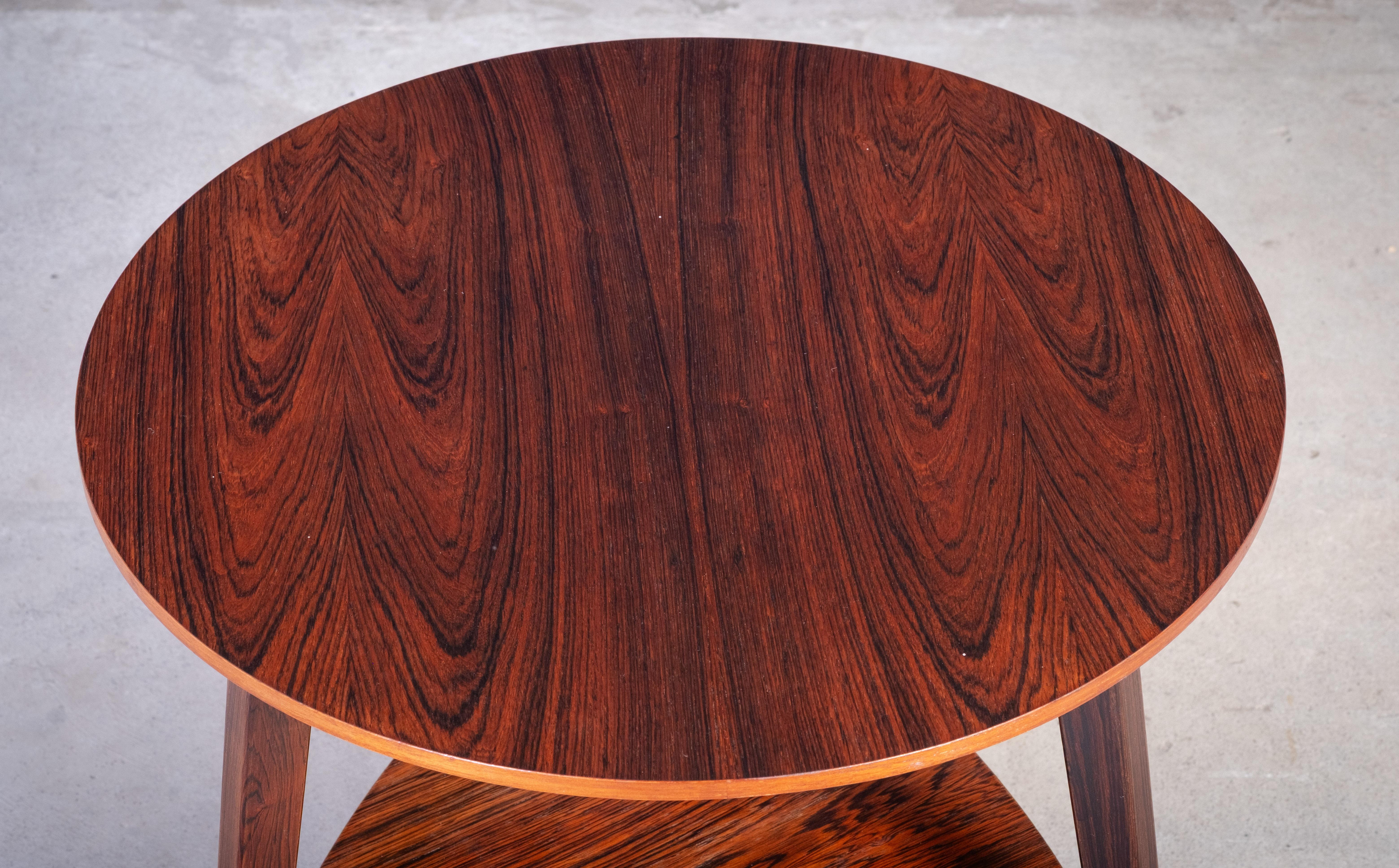 Tables d'appoint en bois de rose par Holger Georg Jensen pour Kubus, 1960, ensemble de 2 en vente 3