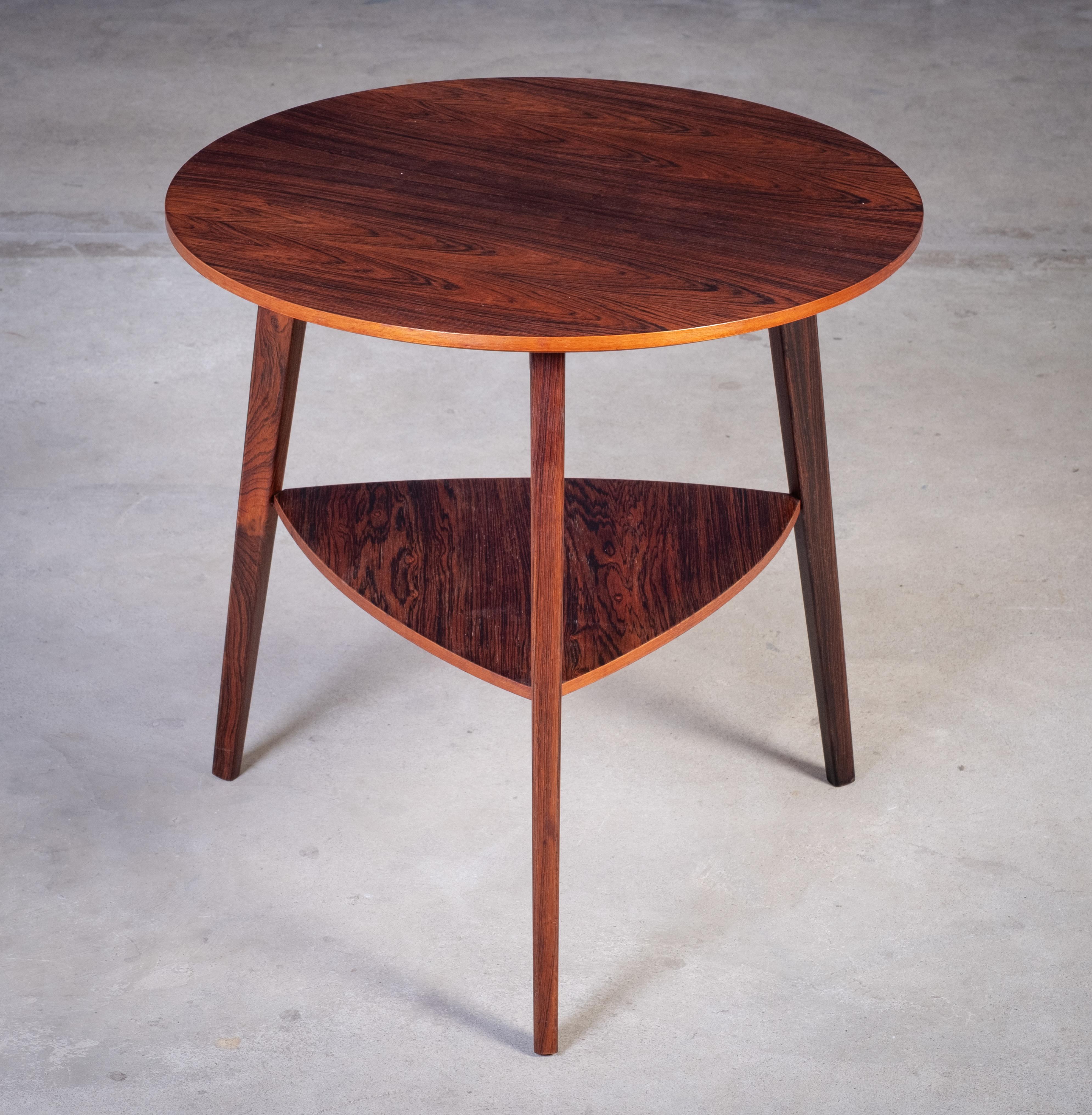 Tables d'appoint en bois de rose par Holger Georg Jensen pour Kubus, 1960, ensemble de 2 en vente 2