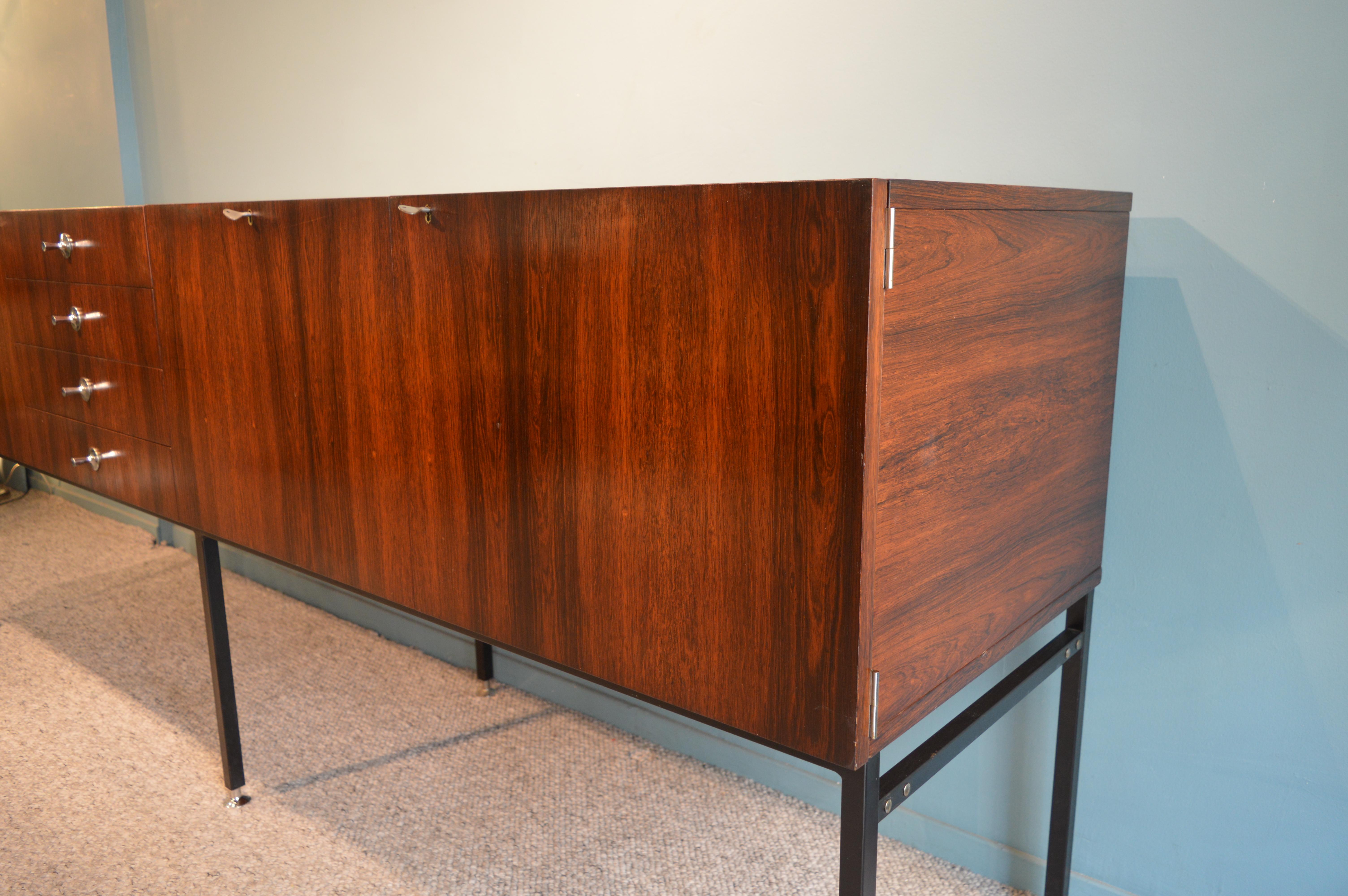 Mid-20th Century Rosewood Sideboard by Alain Richard