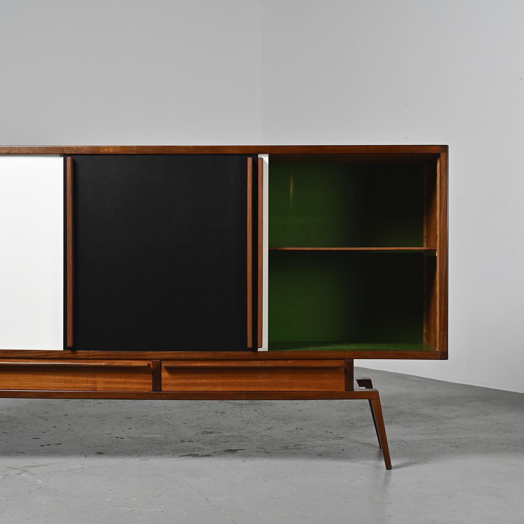 Wood Rosewood Sideboard by André Sornay, circa 1950