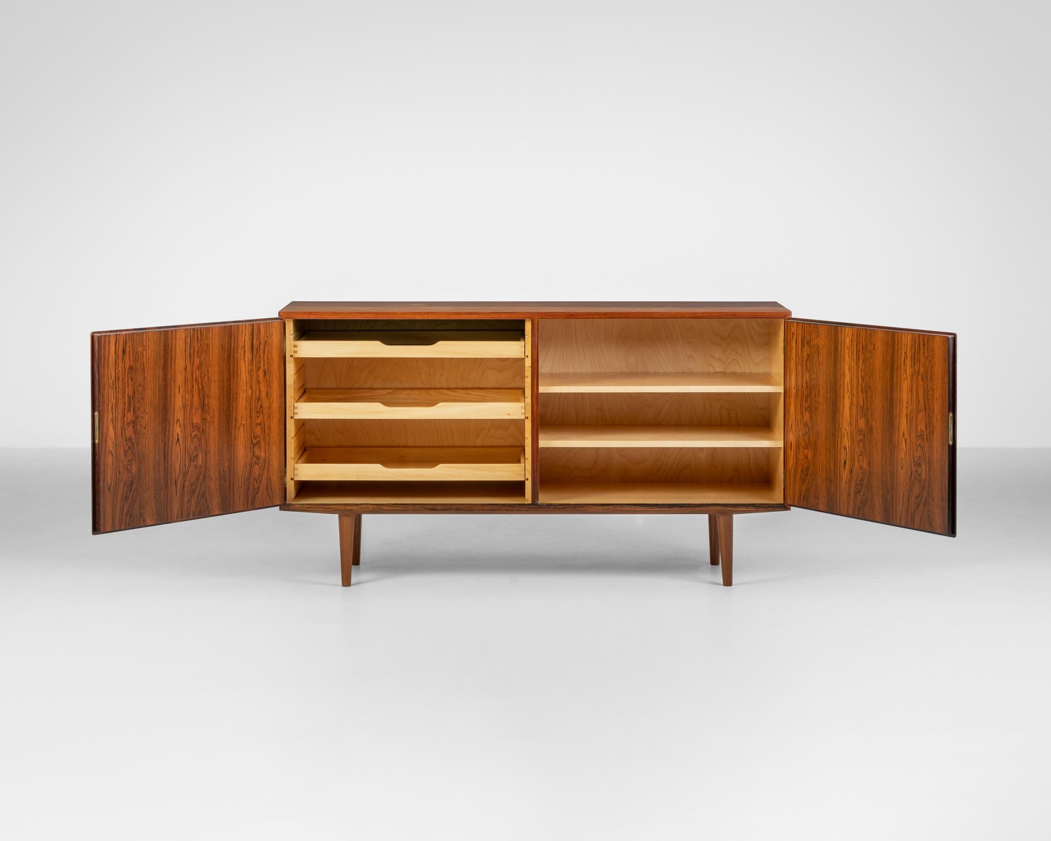 Mid-Century Modern Rosewood Sideboard by Carlo Jensen for Hundevad & Co., 1960s For Sale