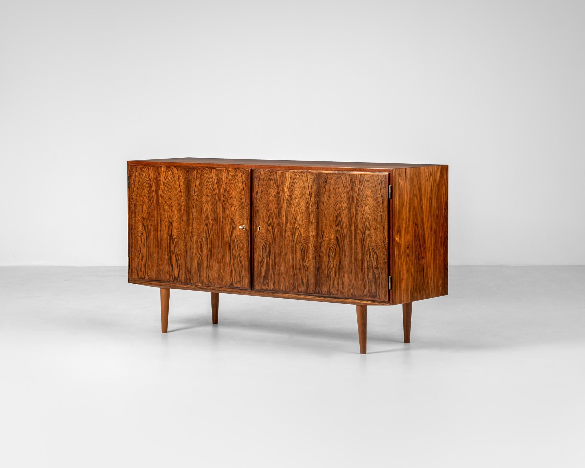 Danish Rosewood Sideboard by Carlo Jensen for Hundevad & Co., 1960s For Sale