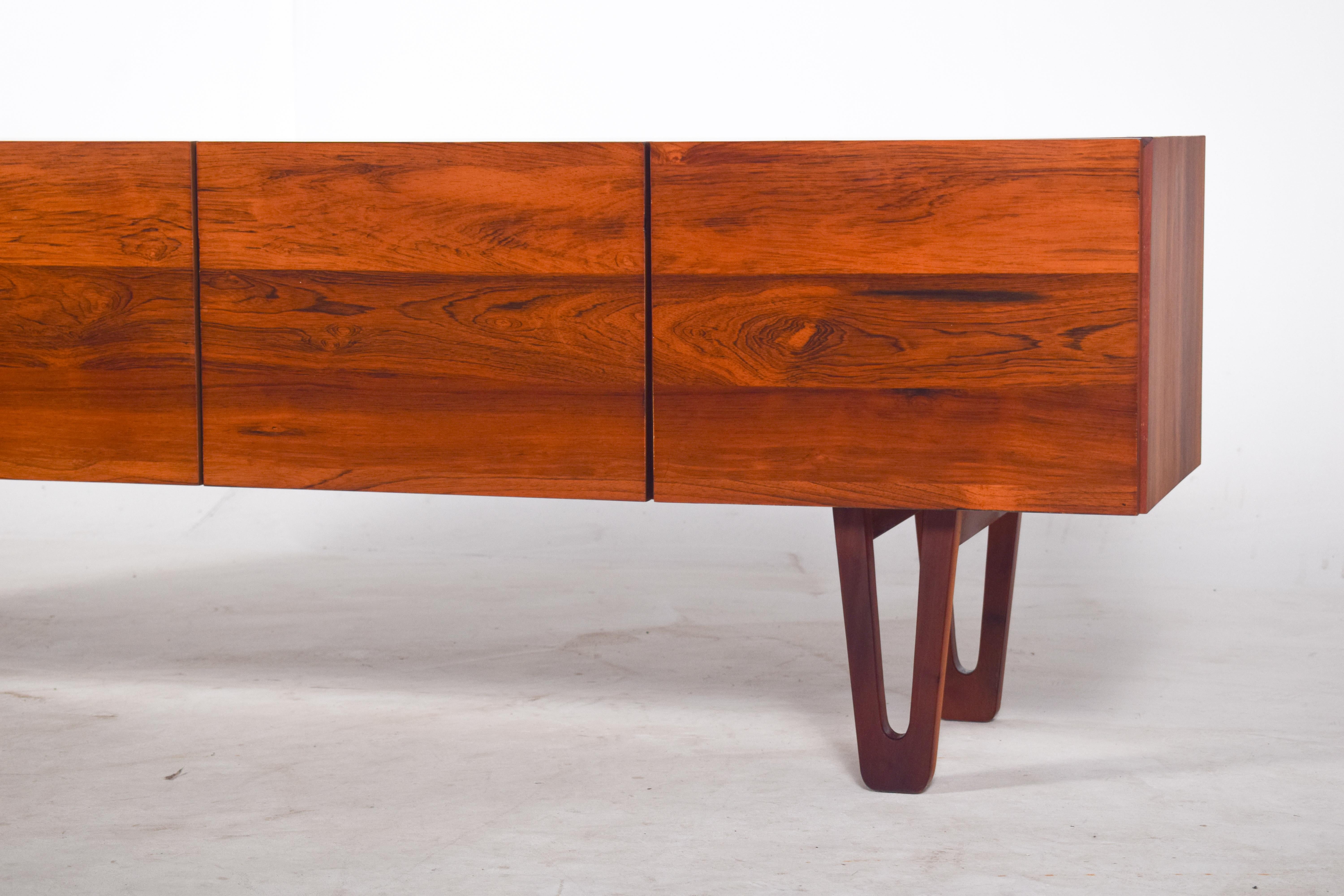 Mid-Century Modern Rosewood Sideboard by Dustwood 7 Series For Sale