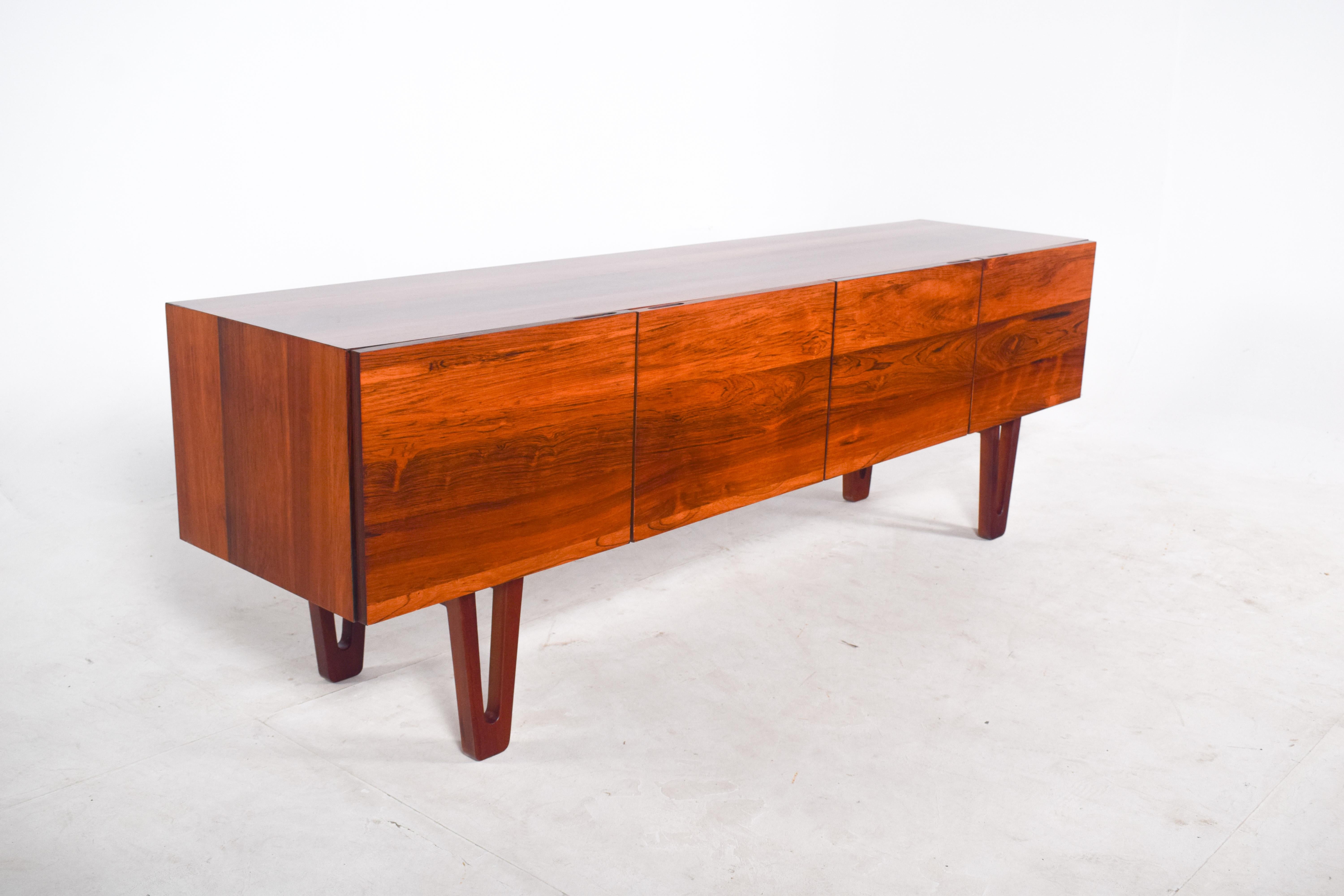 Portuguese Rosewood Sideboard by Dustwood 7 Series For Sale