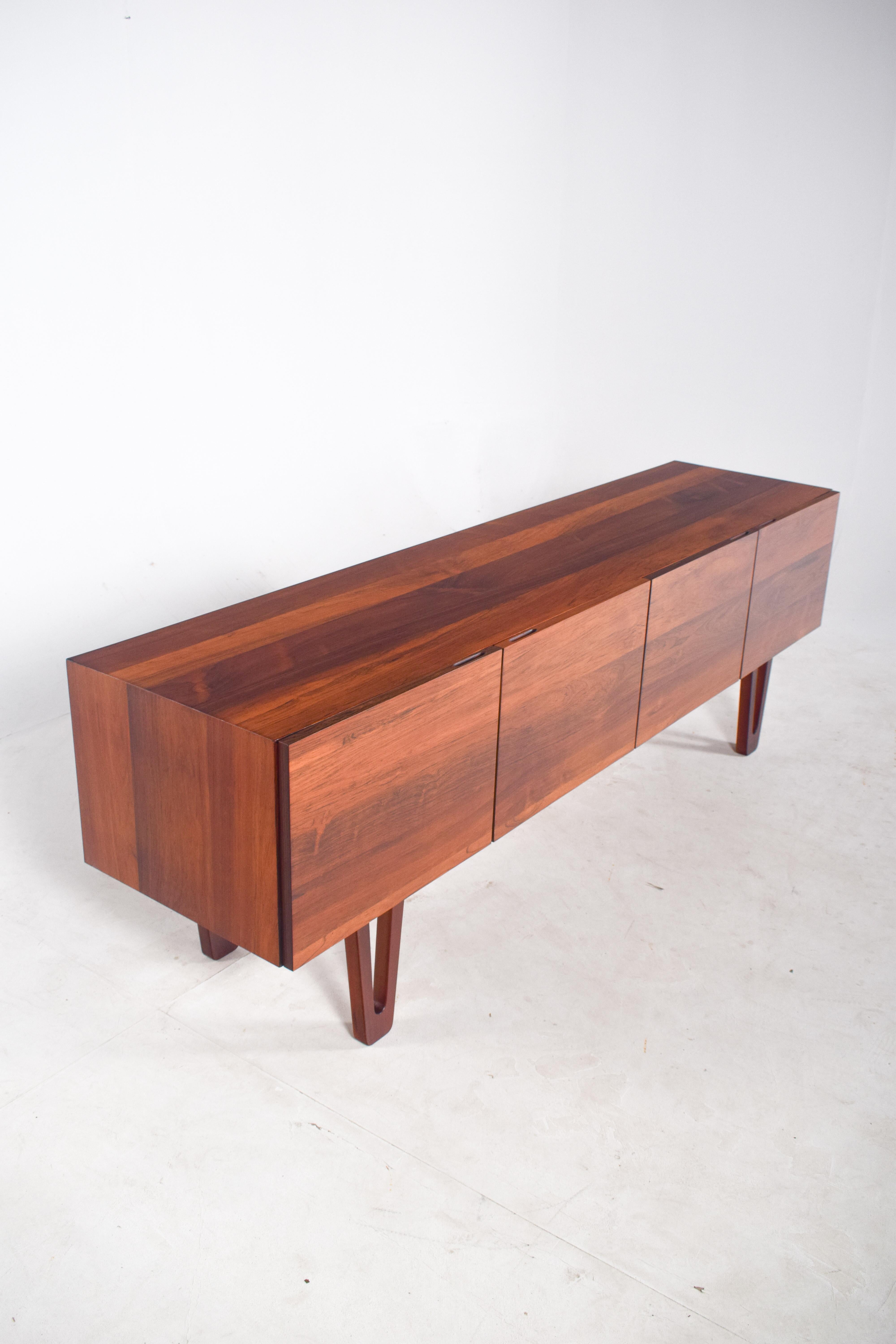Contemporary Rosewood Sideboard by Dustwood 7 Series For Sale