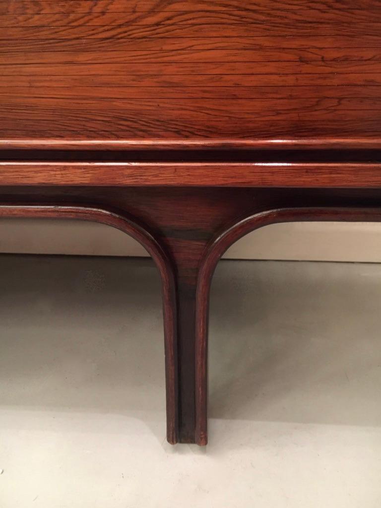 Rosewood Sideboard by Gianfranco Frattini Produced by Bernini, Italy ca. 1957 In Good Condition In Geneva, CH