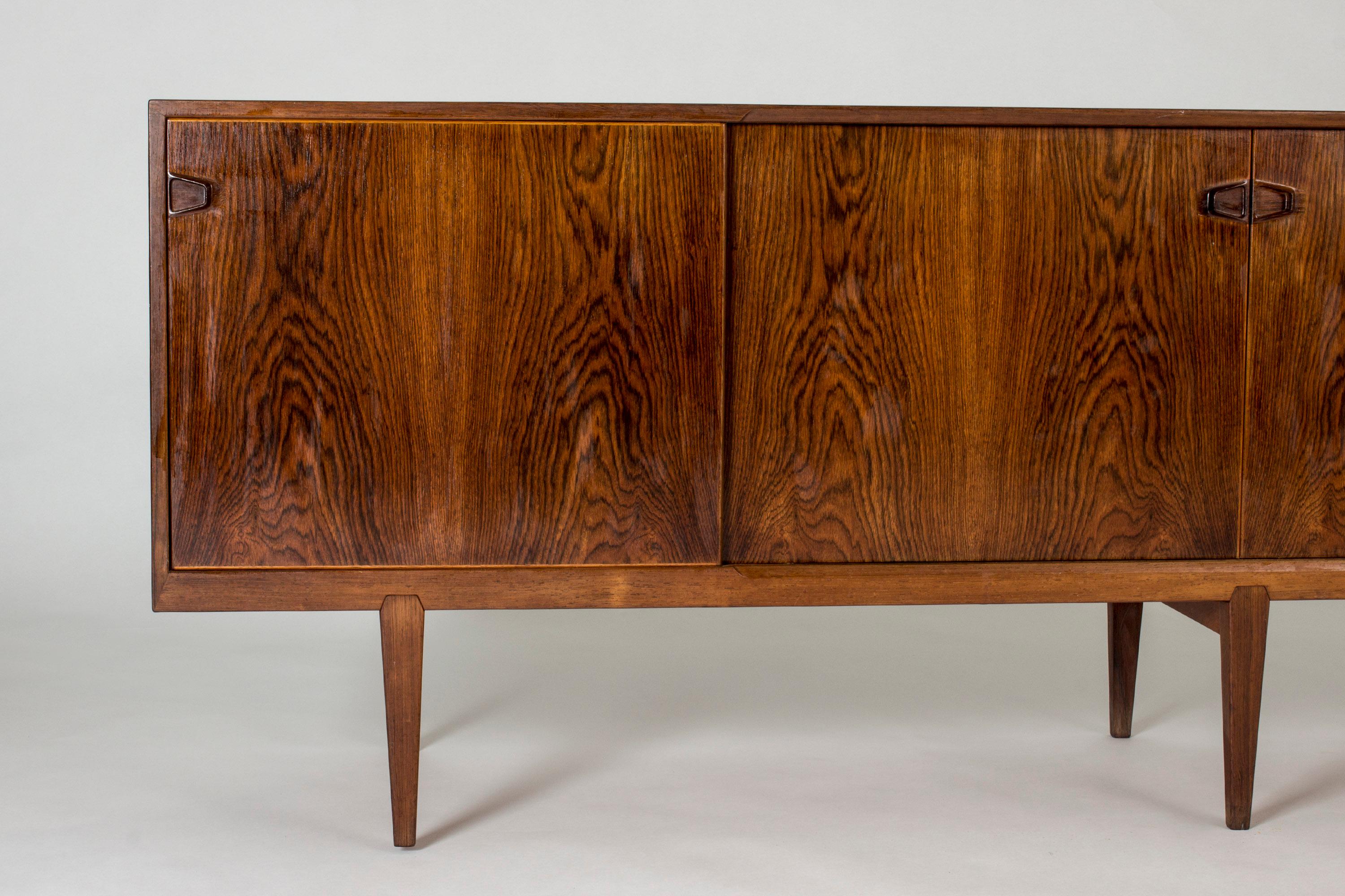 Scandinavian Modern Rosewood Sideboard by Henry Rosengren Hansen for Brande Møbelindustri, Denmark.  For Sale