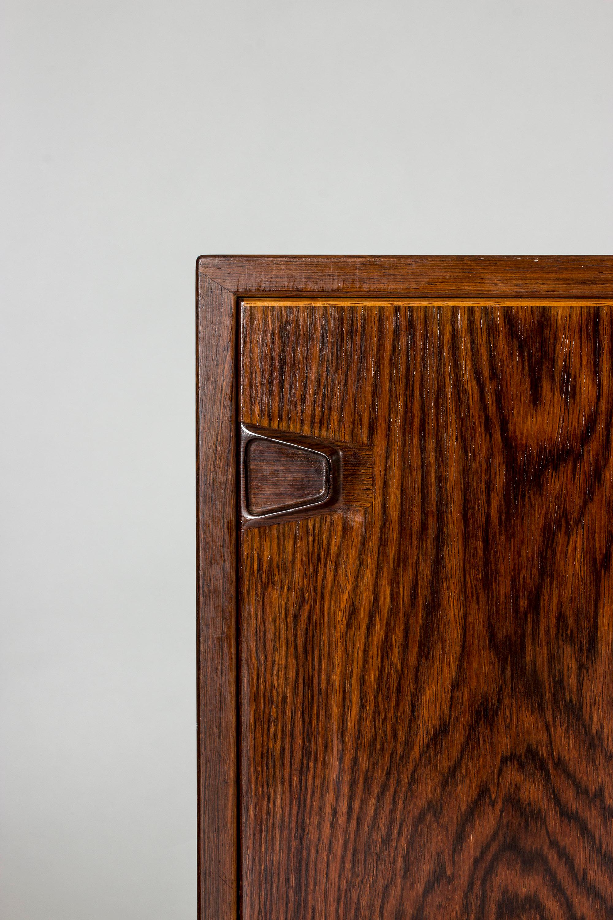 Mid-20th Century Rosewood Sideboard by Henry Rosengren Hansen for Brande Møbelindustri, Denmark.  For Sale